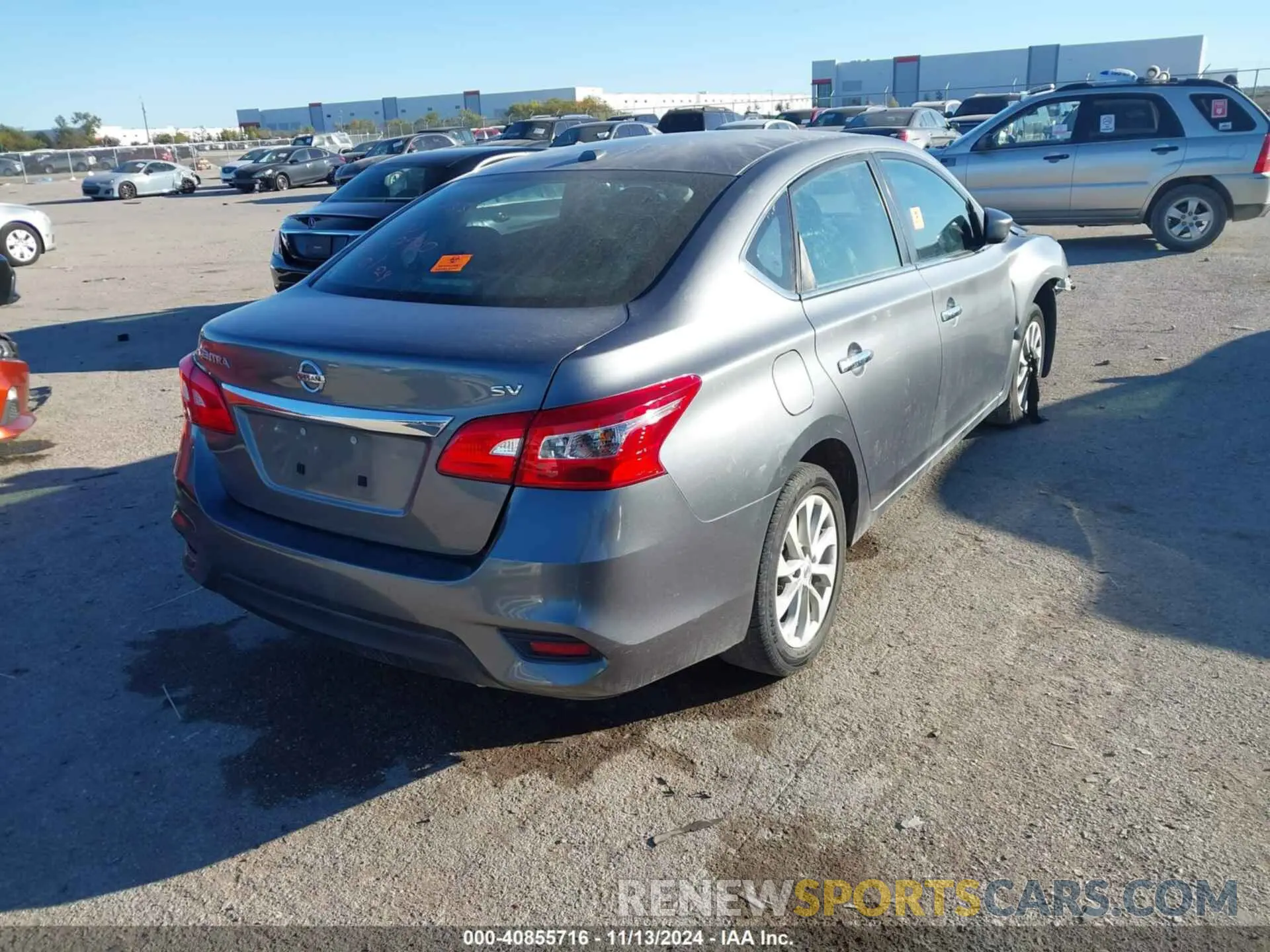 4 fotografías del automóvil dañado 3N1AB7AP6KL629337 NISSAN SENTRA 2019