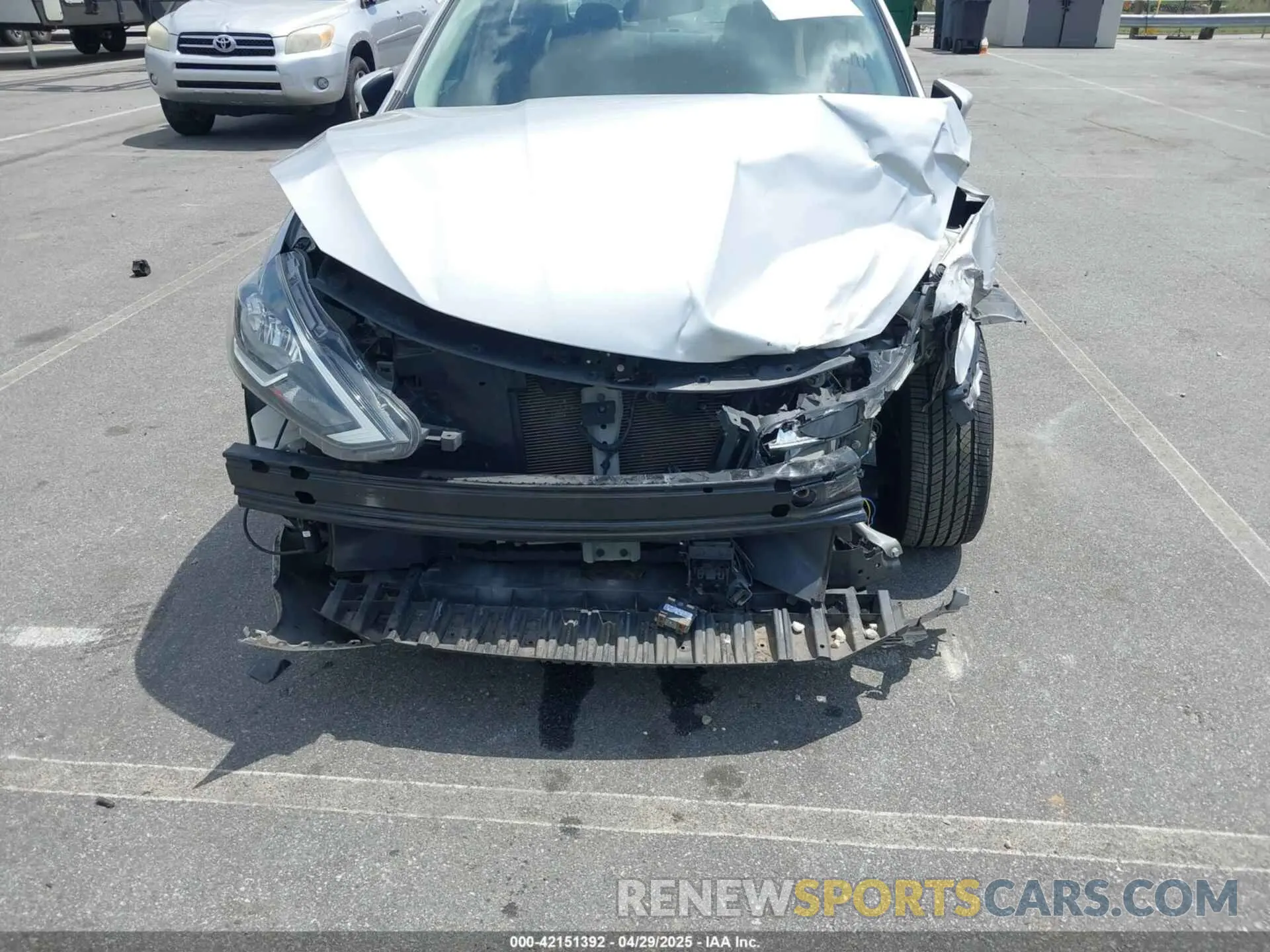 6 fotografías del automóvil dañado 3N1AB7AP6KY205658 NISSAN SENTRA 2019
