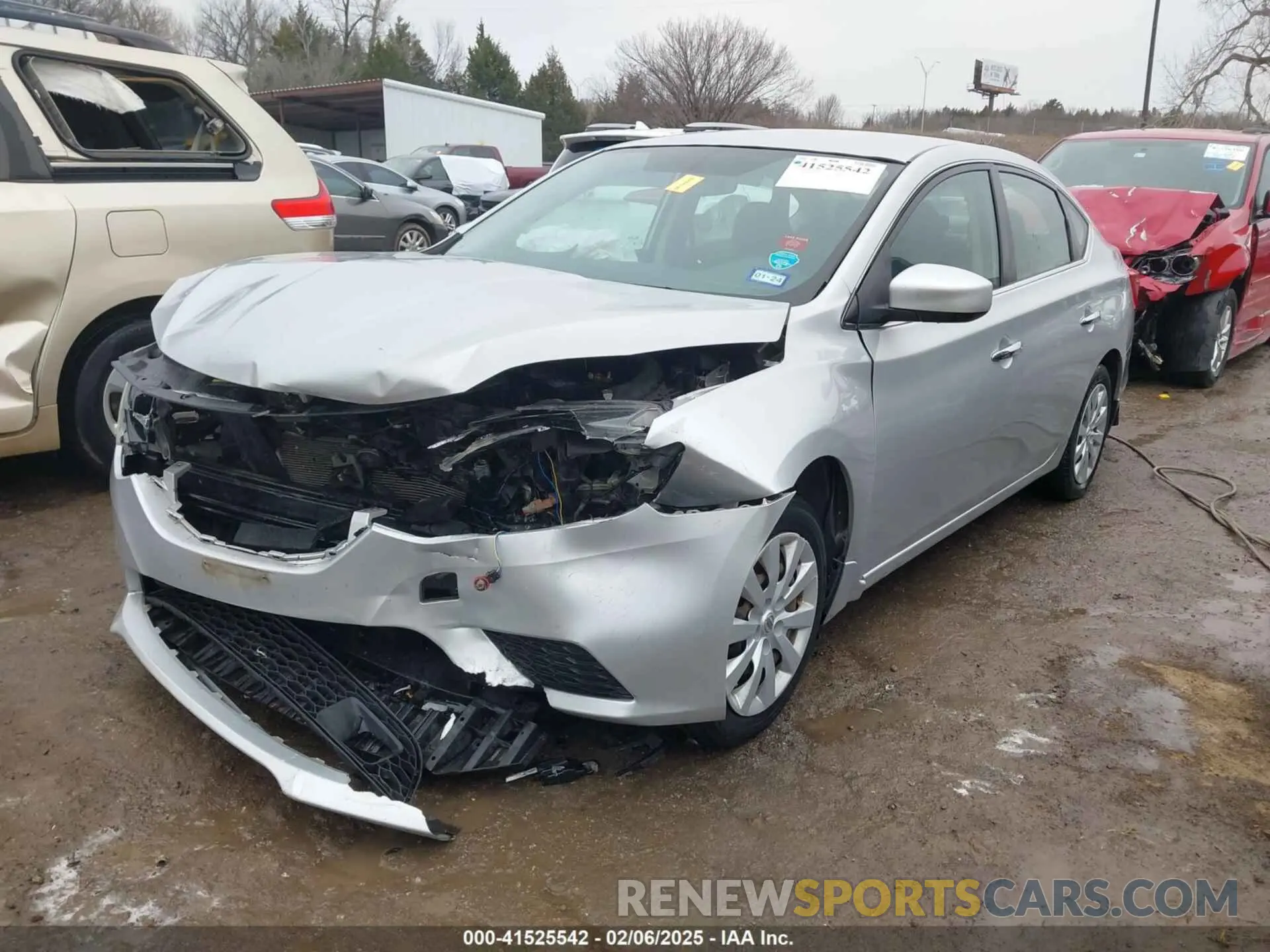 2 fotografías del automóvil dañado 3N1AB7AP6KY218023 NISSAN SENTRA 2019