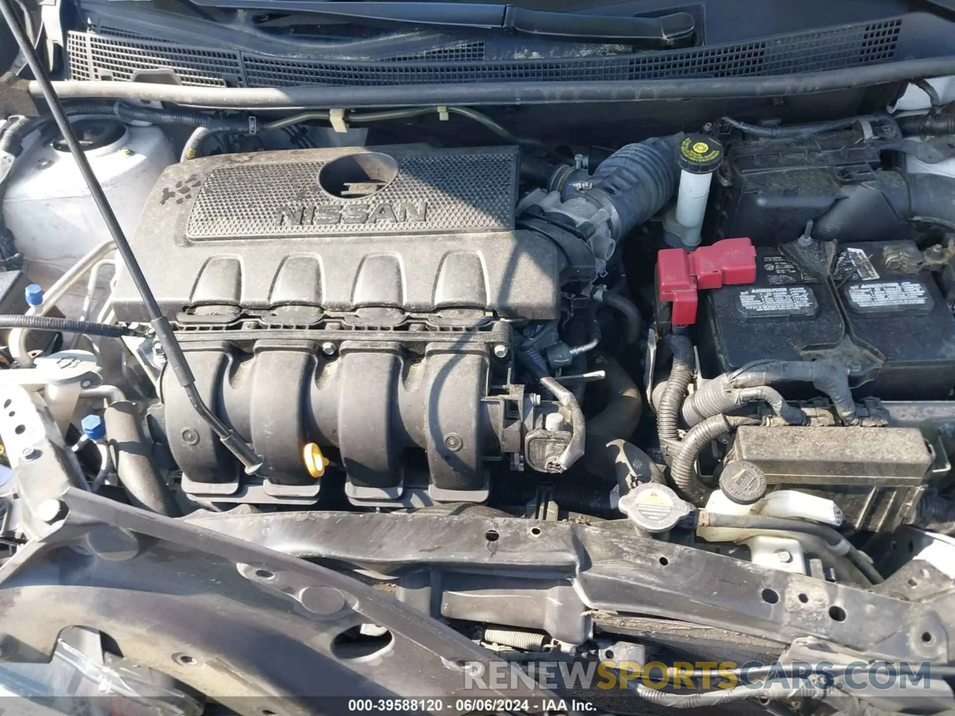 10 fotografías del automóvil dañado 3N1AB7AP6KY220449 NISSAN SENTRA 2019