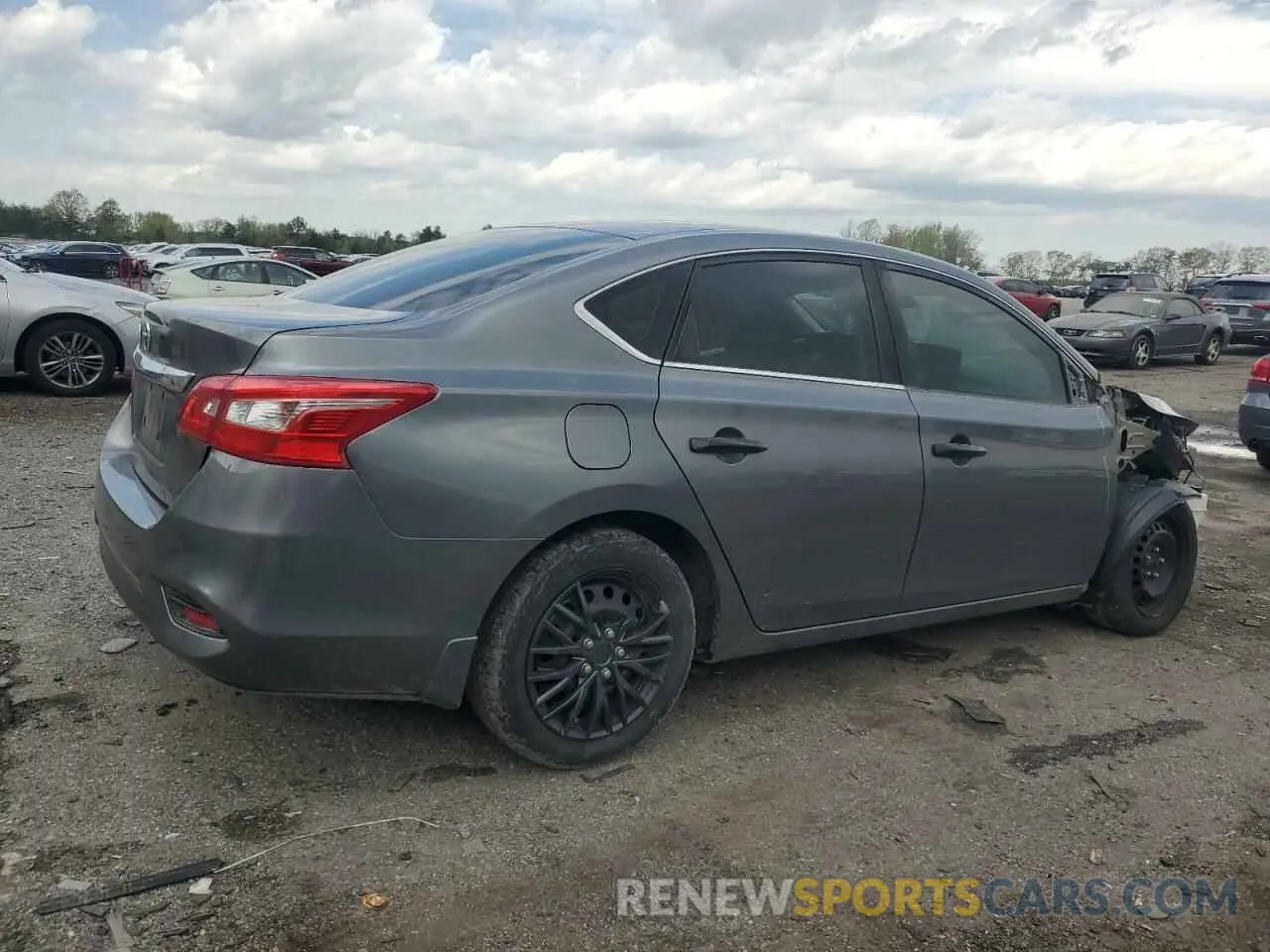 3 fotografías del automóvil dañado 3N1AB7AP6KY224923 NISSAN SENTRA 2019