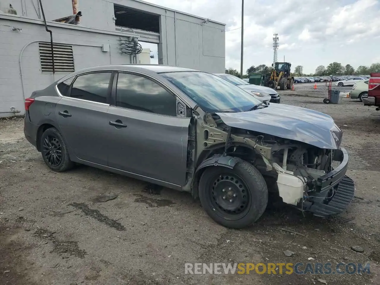 4 fotografías del automóvil dañado 3N1AB7AP6KY224923 NISSAN SENTRA 2019