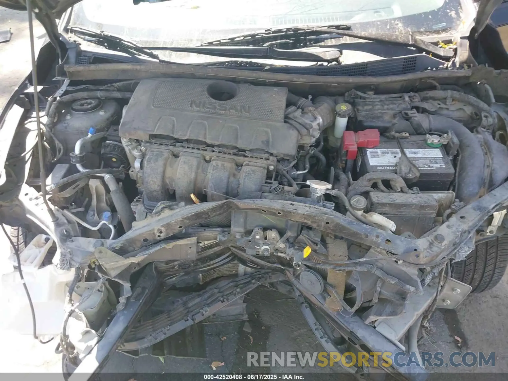 10 fotografías del automóvil dañado 3N1AB7AP6KY237185 NISSAN SENTRA 2019