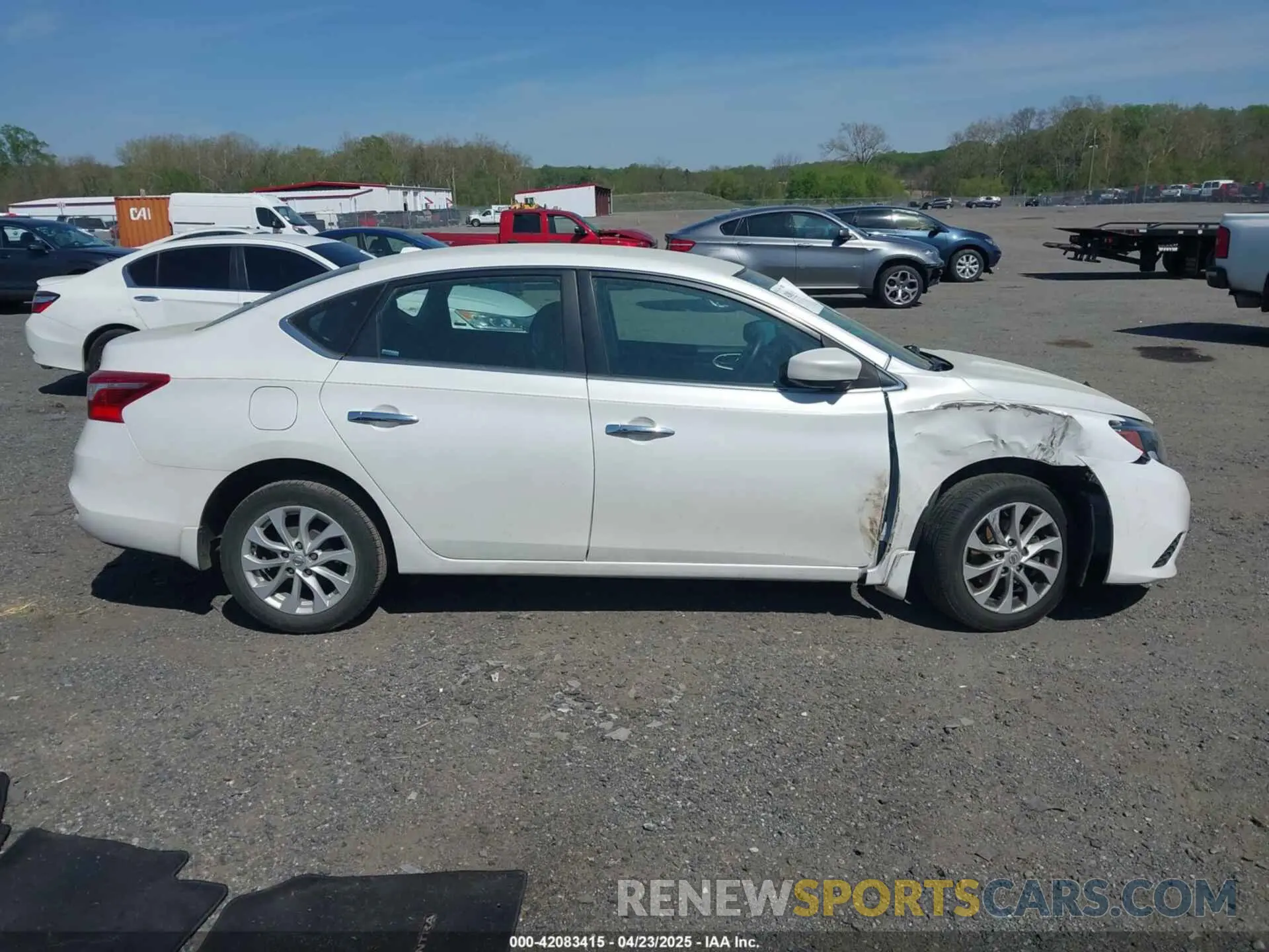 13 fotografías del automóvil dañado 3N1AB7AP6KY239955 NISSAN SENTRA 2019