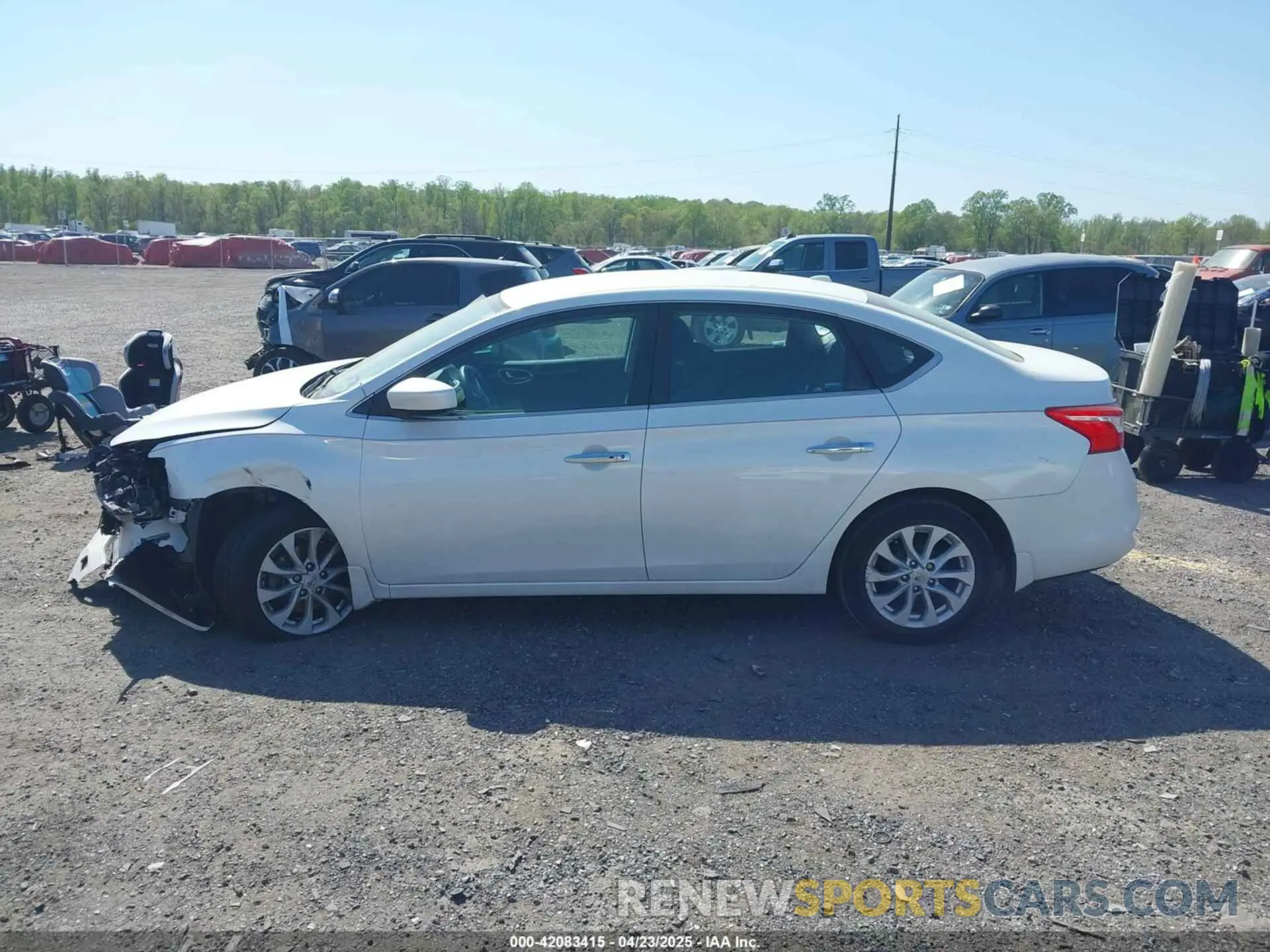 14 fotografías del automóvil dañado 3N1AB7AP6KY239955 NISSAN SENTRA 2019