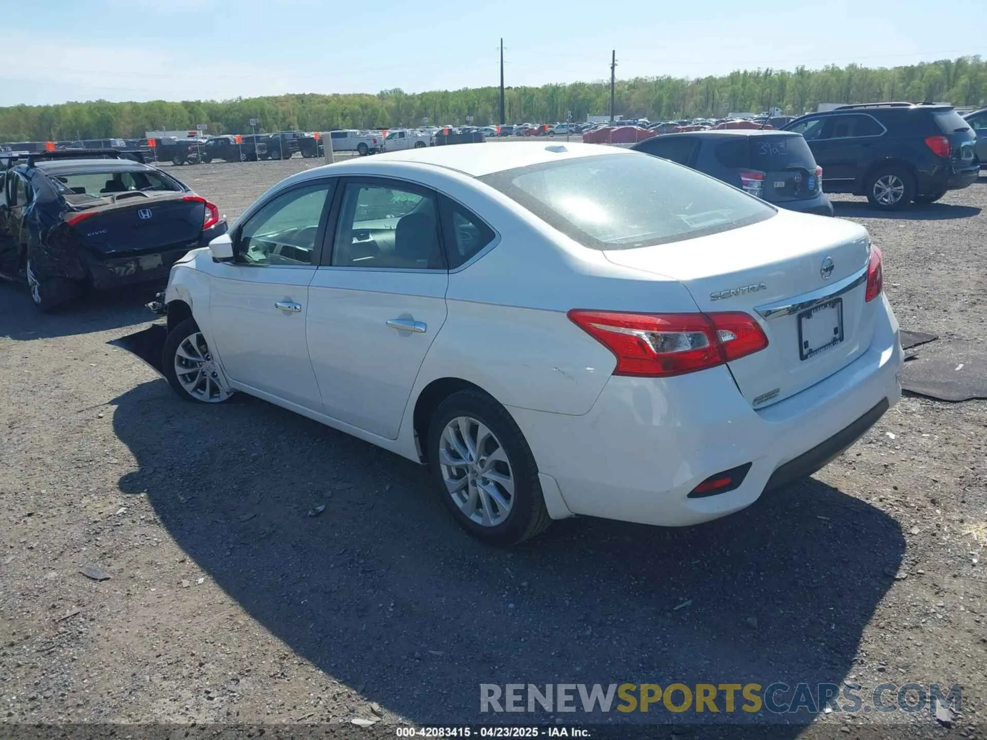 3 fotografías del automóvil dañado 3N1AB7AP6KY239955 NISSAN SENTRA 2019