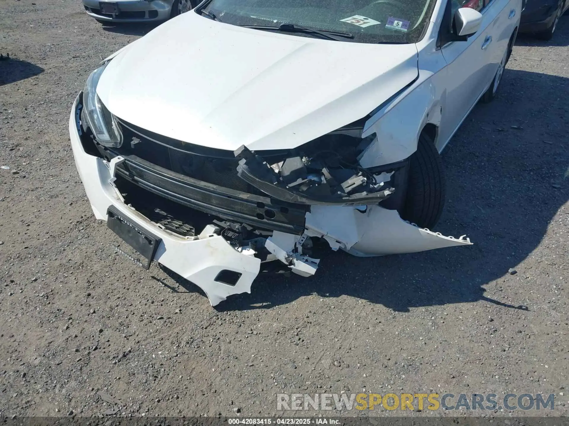 6 fotografías del automóvil dañado 3N1AB7AP6KY239955 NISSAN SENTRA 2019