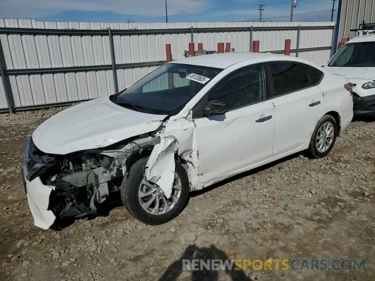 1 fotografías del automóvil dañado 3N1AB7AP6KY241883 NISSAN SENTRA 2019