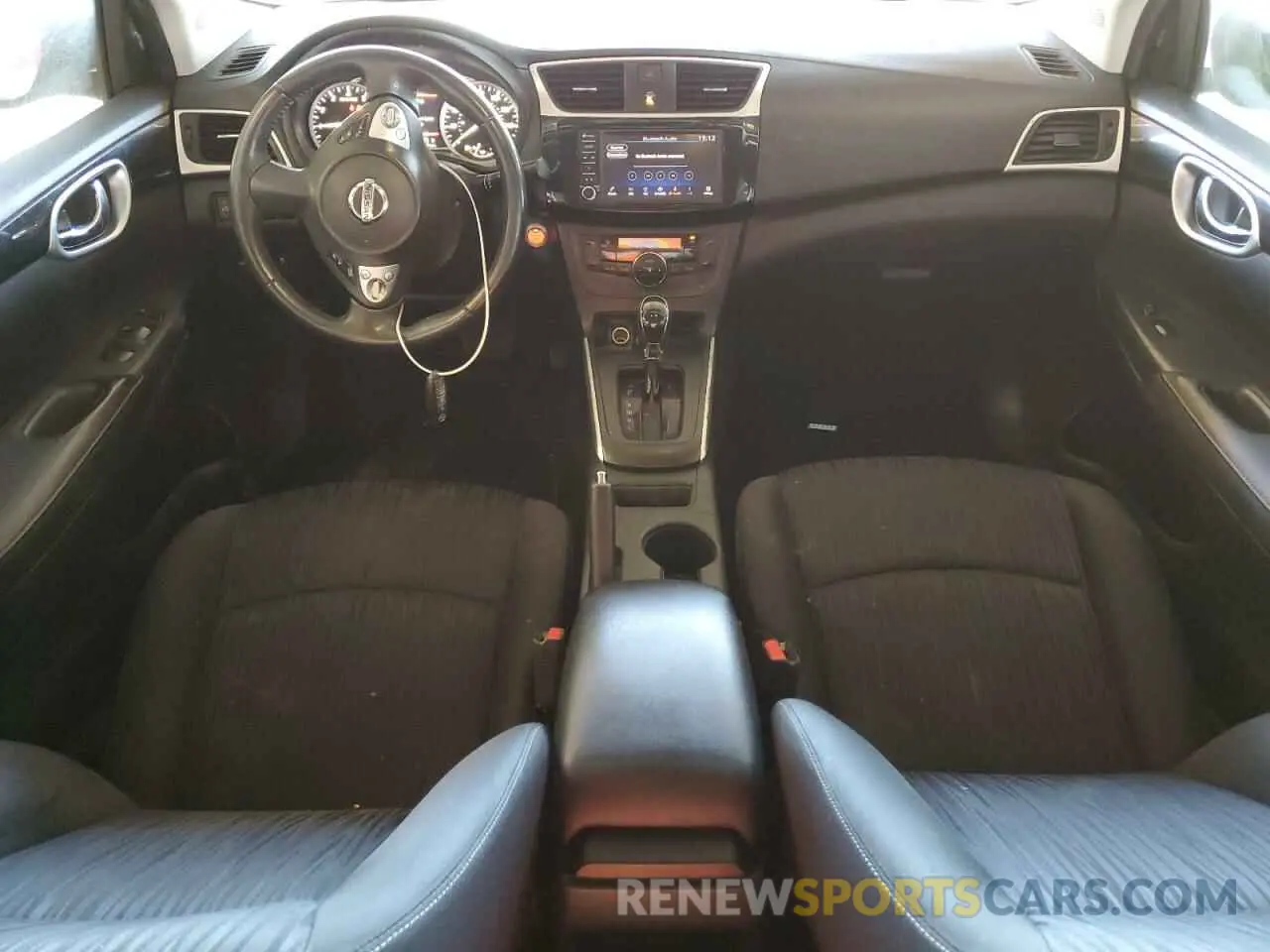 8 fotografías del automóvil dañado 3N1AB7AP6KY244637 NISSAN SENTRA 2019