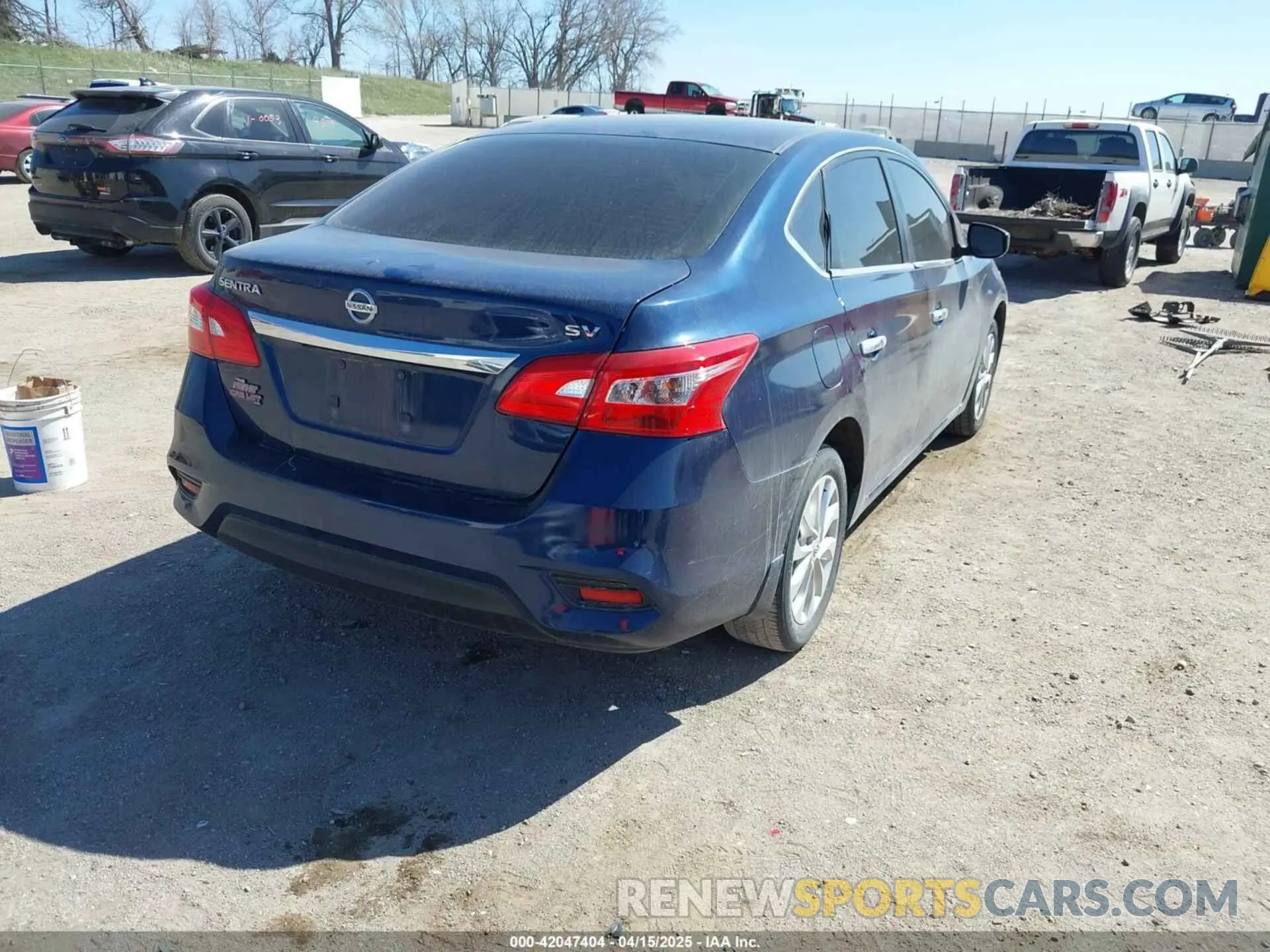 4 fotografías del automóvil dañado 3N1AB7AP6KY248123 NISSAN SENTRA 2019