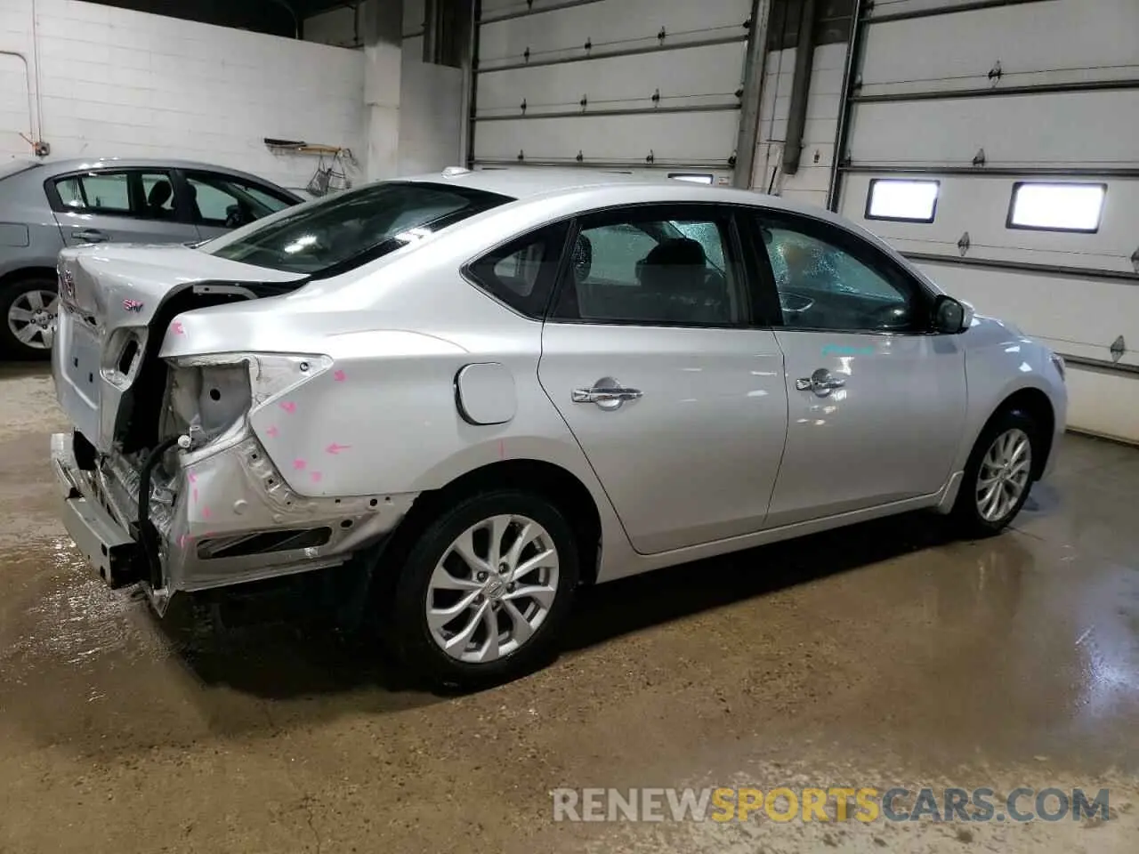3 fotografías del automóvil dañado 3N1AB7AP6KY250194 NISSAN SENTRA 2019