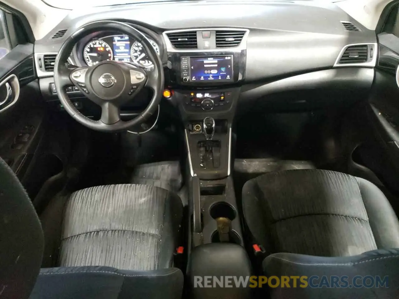 8 fotografías del automóvil dañado 3N1AB7AP6KY250194 NISSAN SENTRA 2019