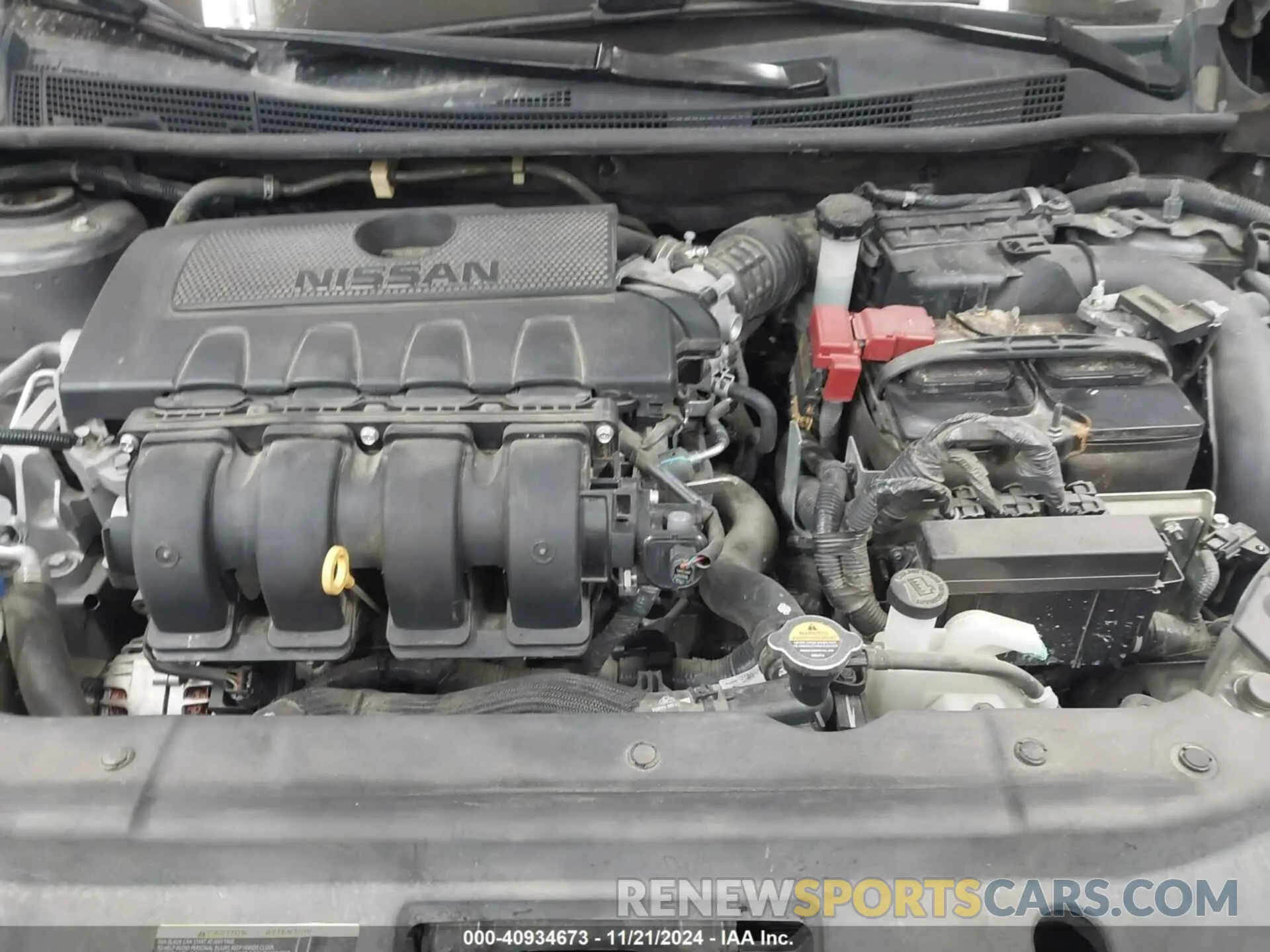 10 fotografías del automóvil dañado 3N1AB7AP6KY258599 NISSAN SENTRA 2019