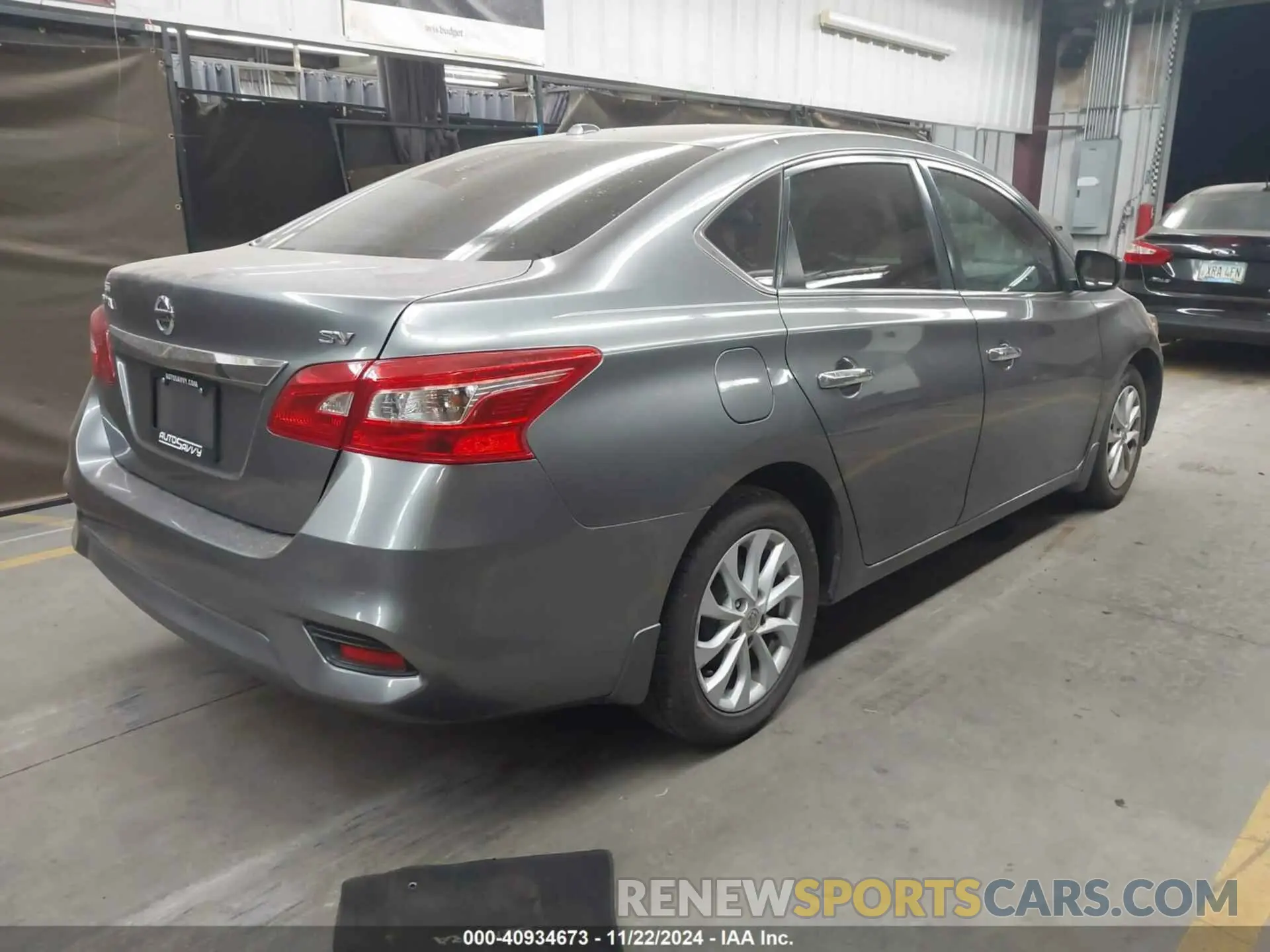 4 fotografías del automóvil dañado 3N1AB7AP6KY258599 NISSAN SENTRA 2019