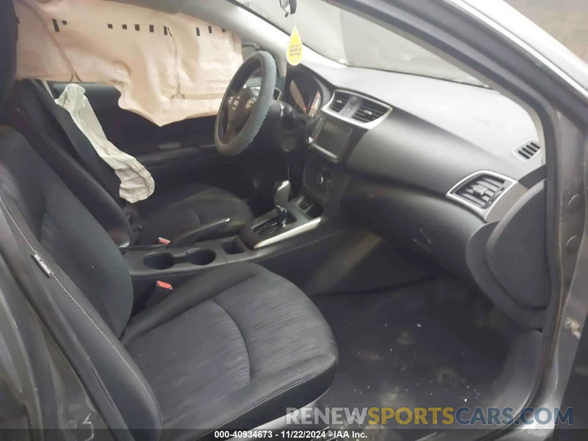 5 fotografías del automóvil dañado 3N1AB7AP6KY258599 NISSAN SENTRA 2019