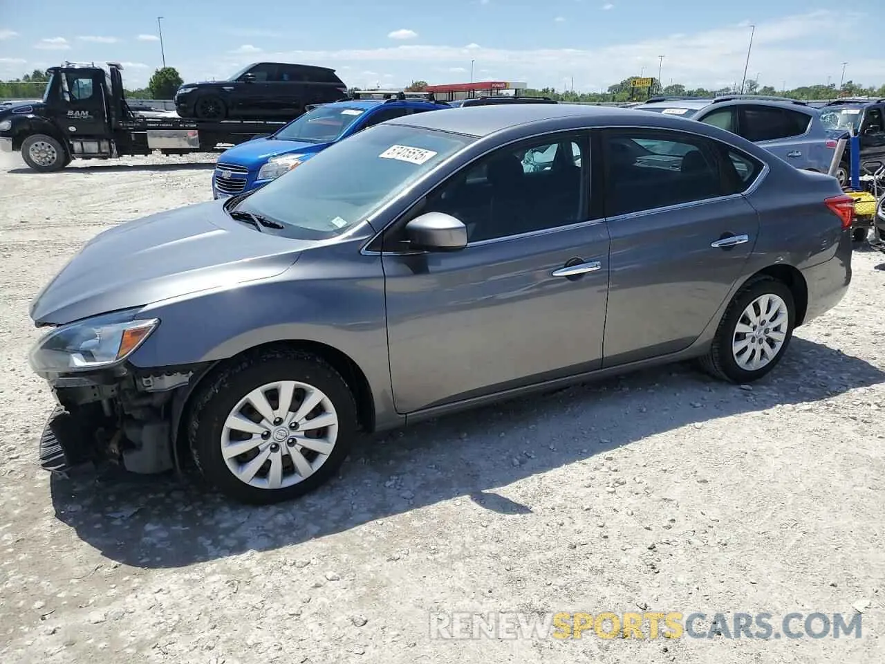 1 fotografías del automóvil dañado 3N1AB7AP6KY263513 NISSAN SENTRA 2019