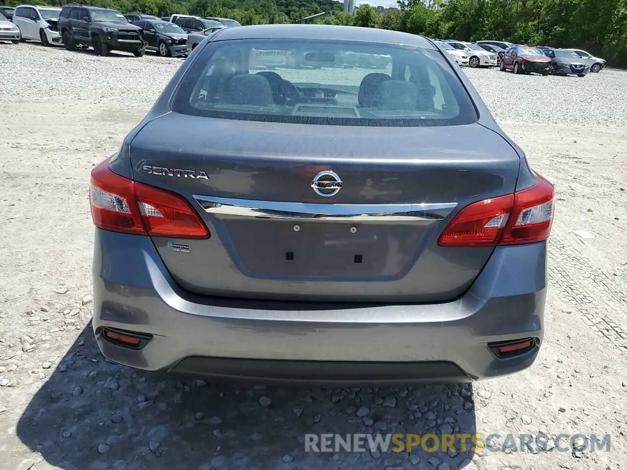 6 fotografías del automóvil dañado 3N1AB7AP6KY263513 NISSAN SENTRA 2019