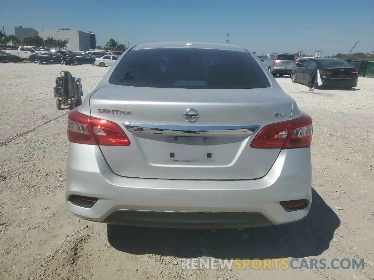 6 fotografías del automóvil dañado 3N1AB7AP6KY285611 NISSAN SENTRA 2019