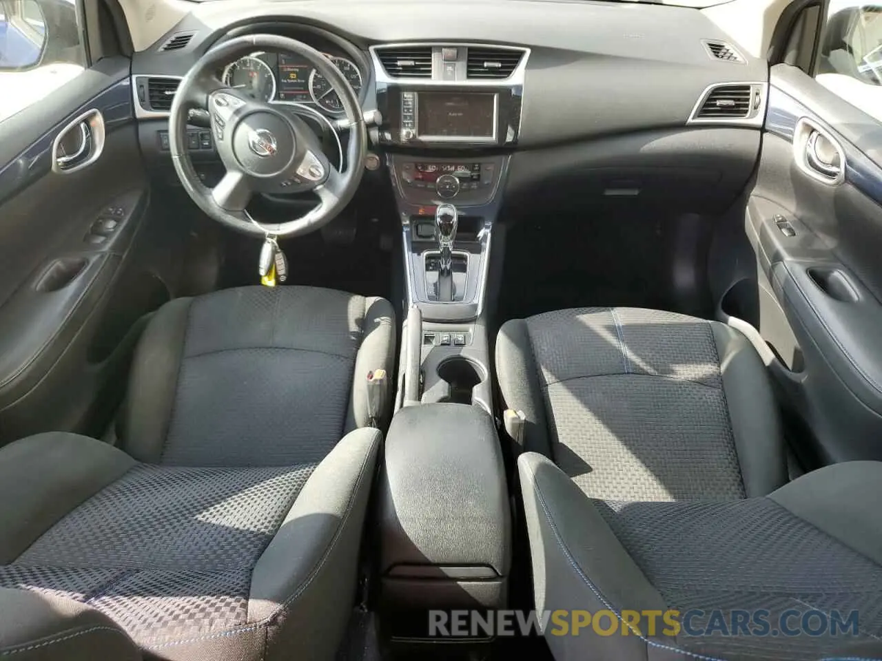 8 fotografías del automóvil dañado 3N1AB7AP6KY296849 NISSAN SENTRA 2019