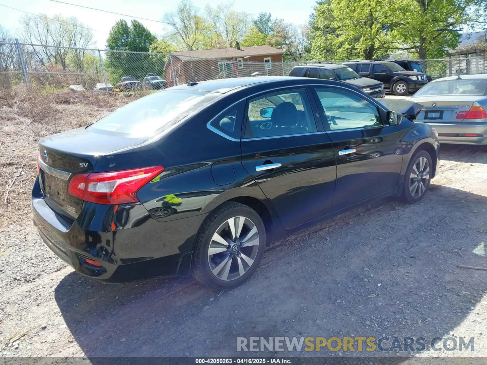 4 fotografías del automóvil dañado 3N1AB7AP6KY298908 NISSAN SENTRA 2019