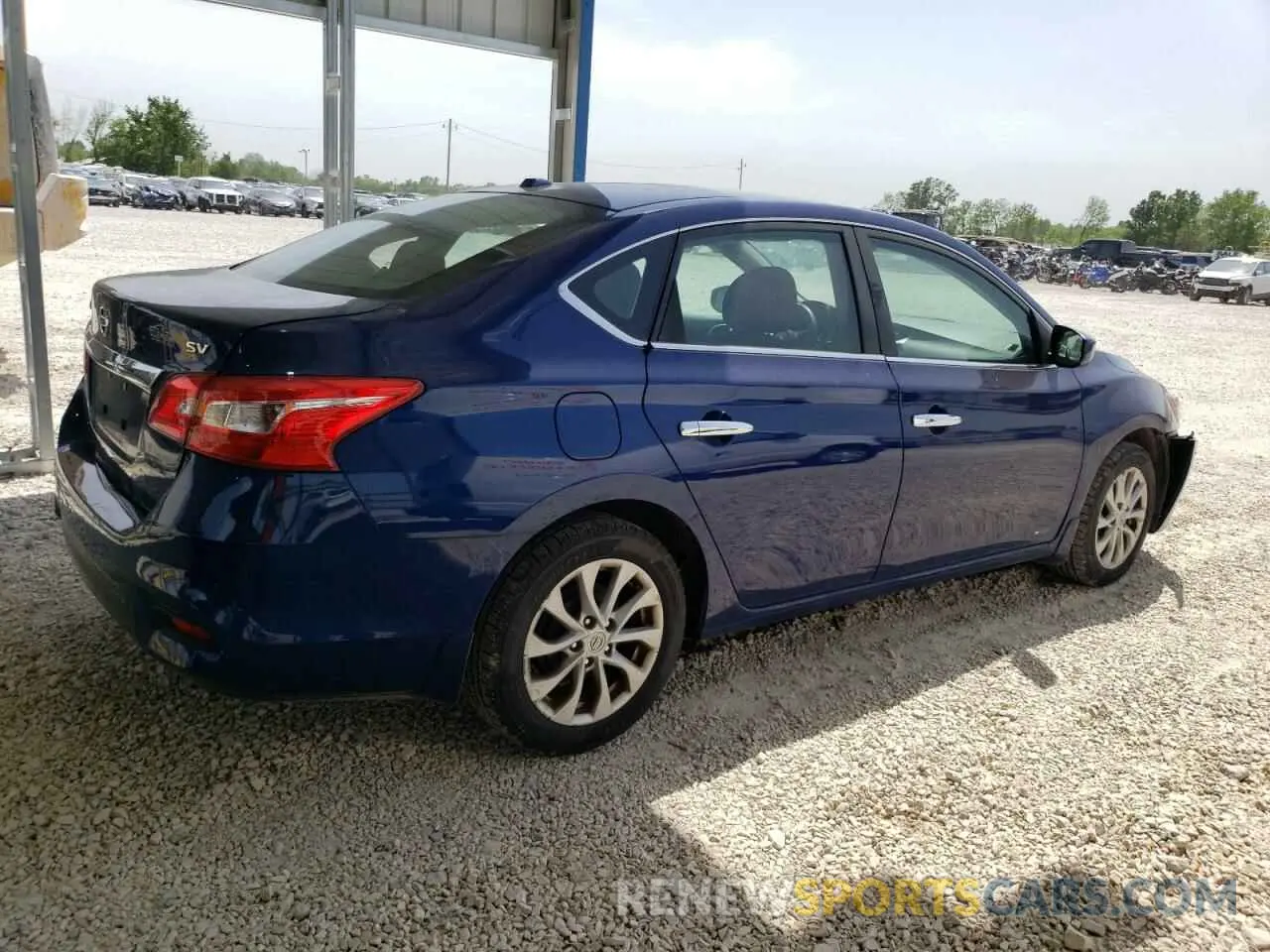 3 fotografías del automóvil dañado 3N1AB7AP6KY300236 NISSAN SENTRA 2019