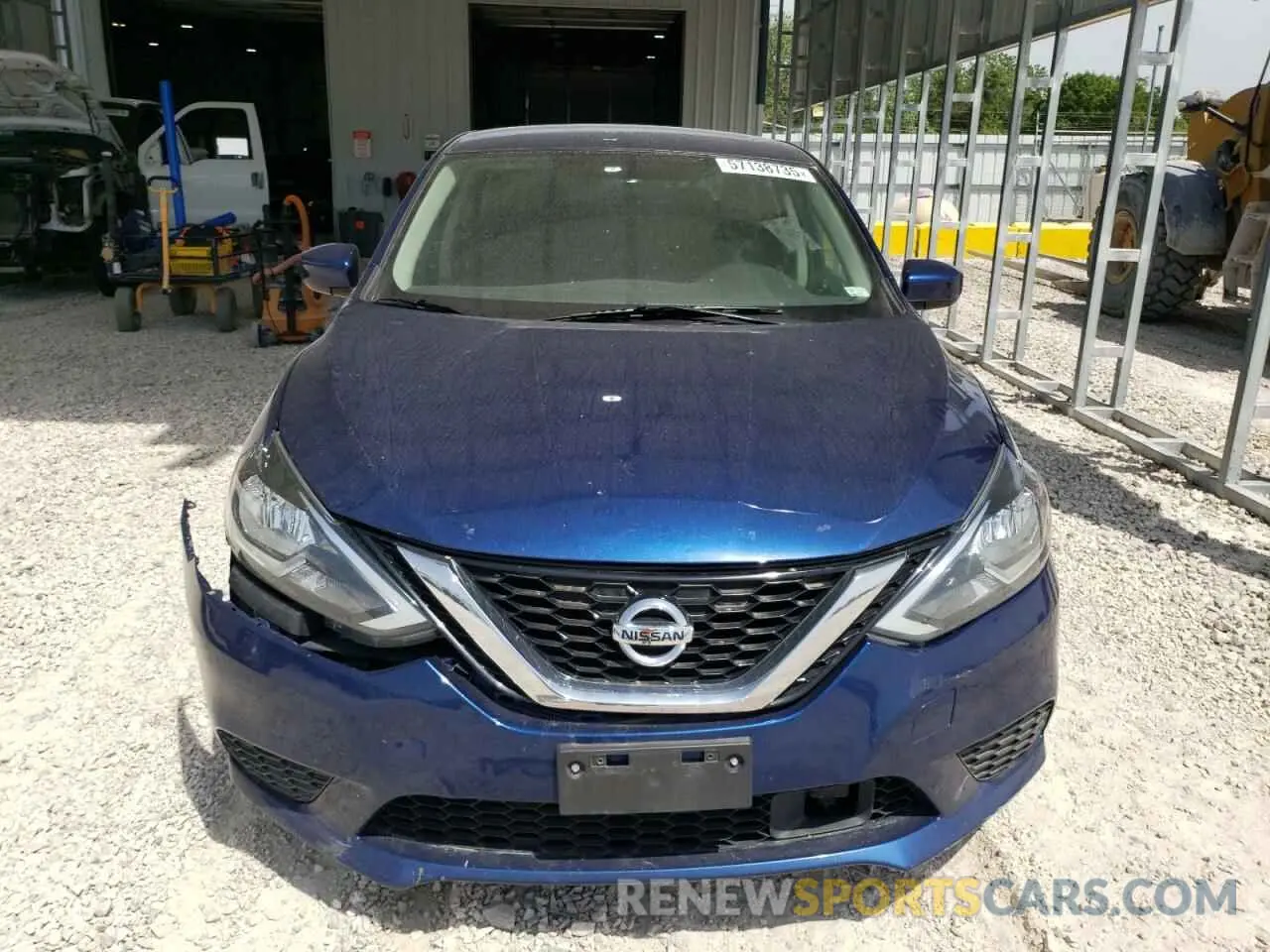 5 fotografías del automóvil dañado 3N1AB7AP6KY300236 NISSAN SENTRA 2019