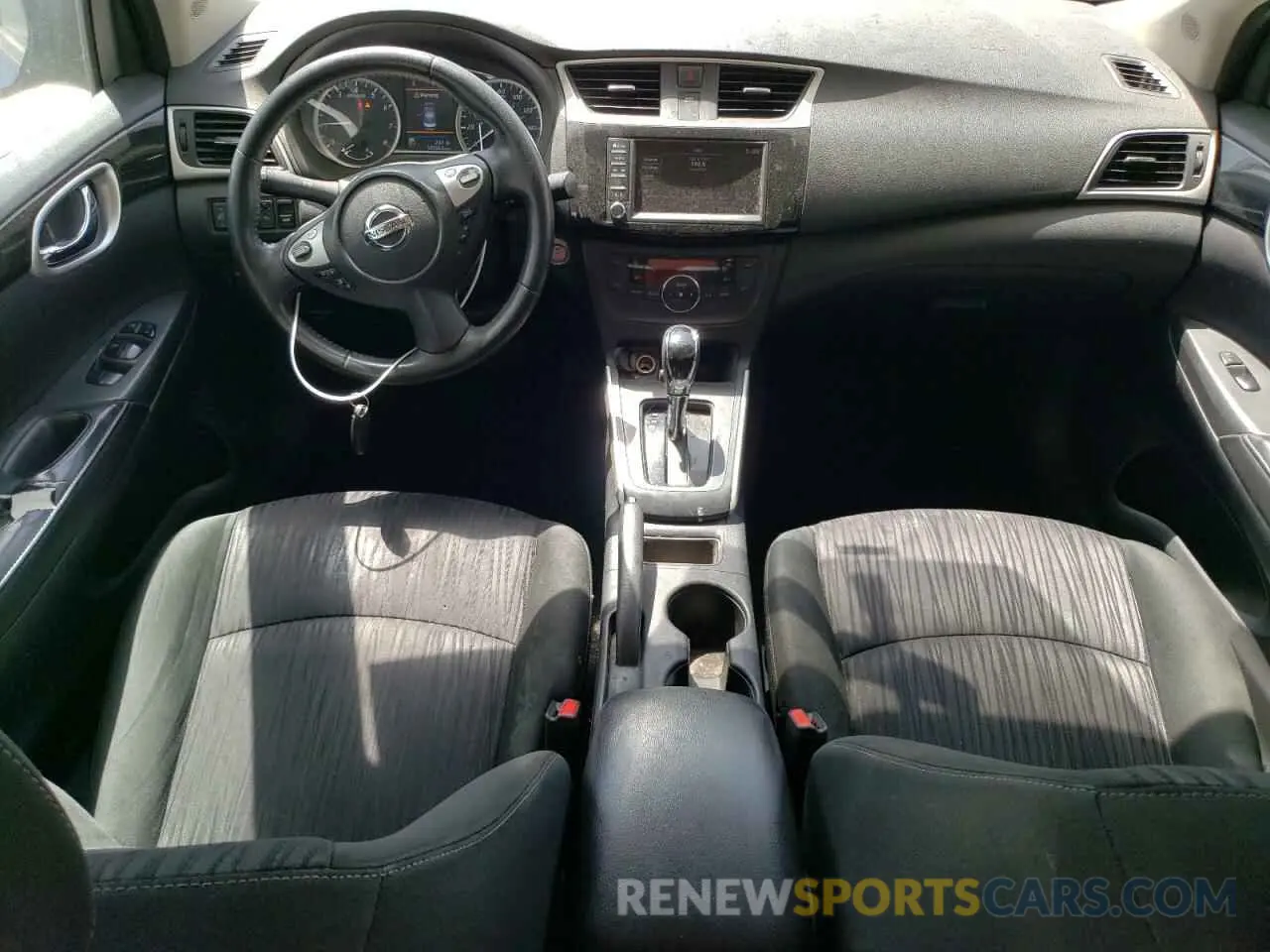 8 fotografías del automóvil dañado 3N1AB7AP6KY300236 NISSAN SENTRA 2019