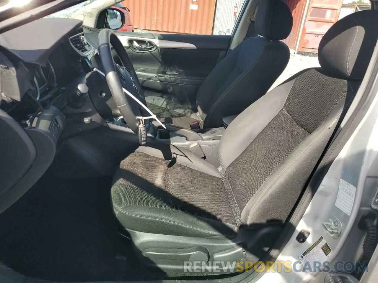 7 fotografías del automóvil dañado 3N1AB7AP6KY311530 NISSAN SENTRA 2019