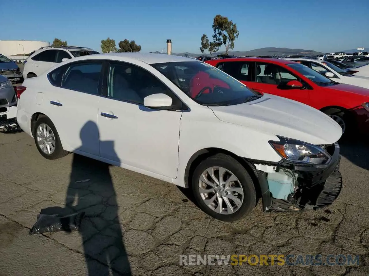 4 fotografías del automóvil dañado 3N1AB7AP6KY315495 NISSAN SENTRA 2019