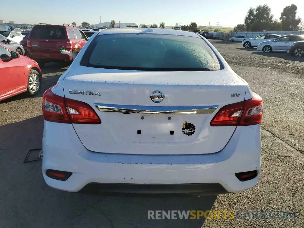 6 fotografías del automóvil dañado 3N1AB7AP6KY315495 NISSAN SENTRA 2019