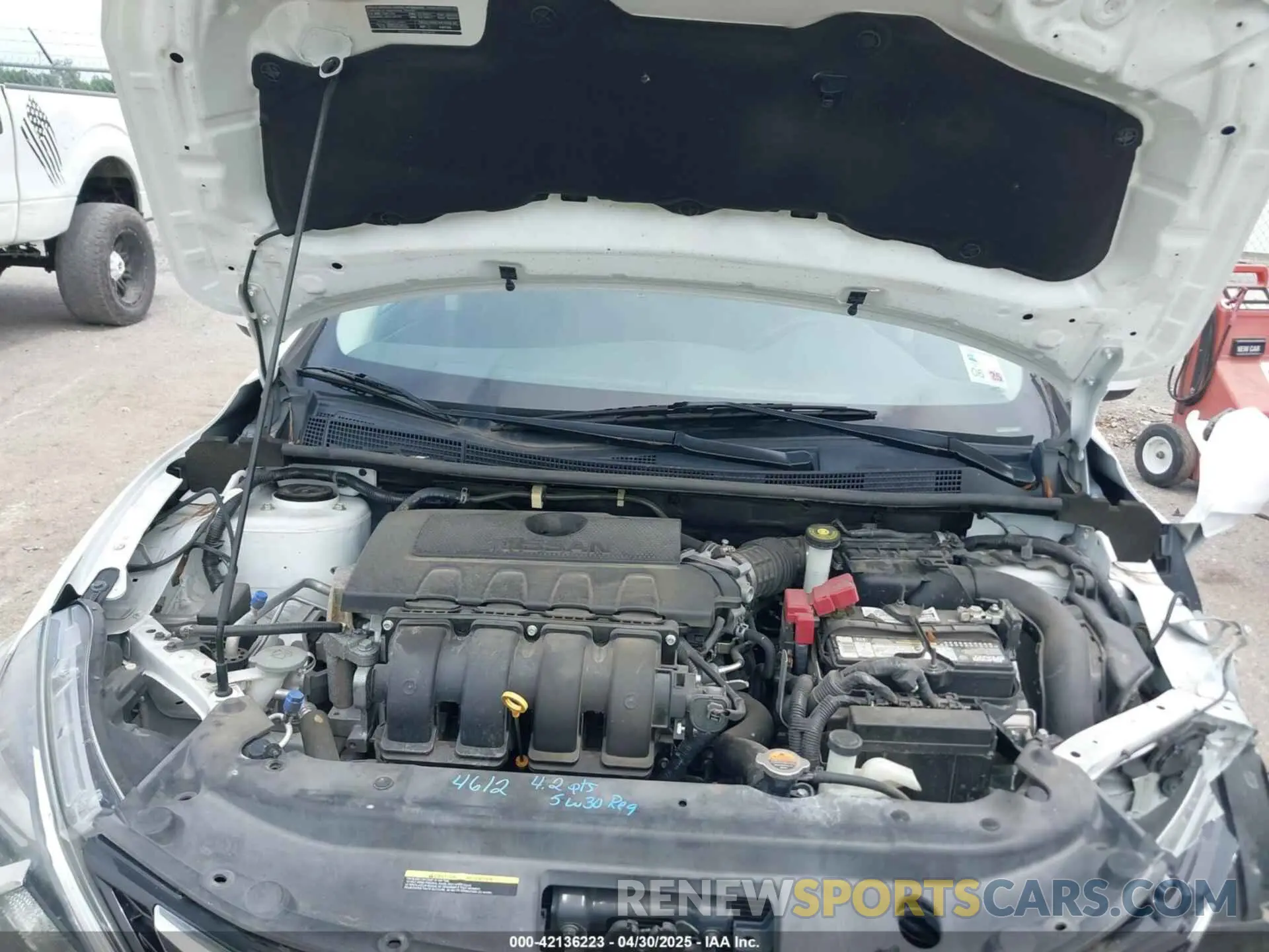 10 fotografías del automóvil dañado 3N1AB7AP6KY335665 NISSAN SENTRA 2019