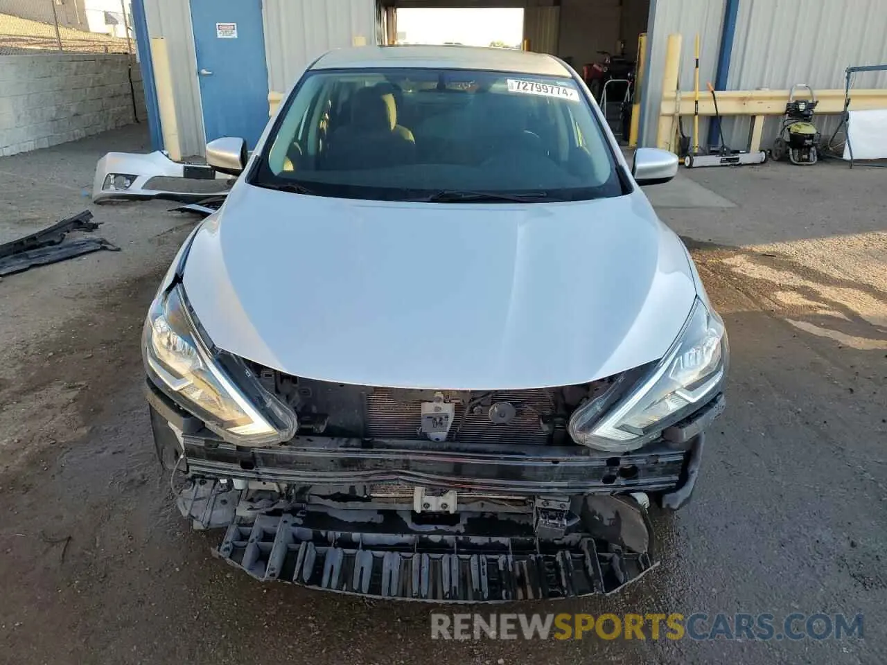 5 fotografías del automóvil dañado 3N1AB7AP6KY341188 NISSAN SENTRA 2019