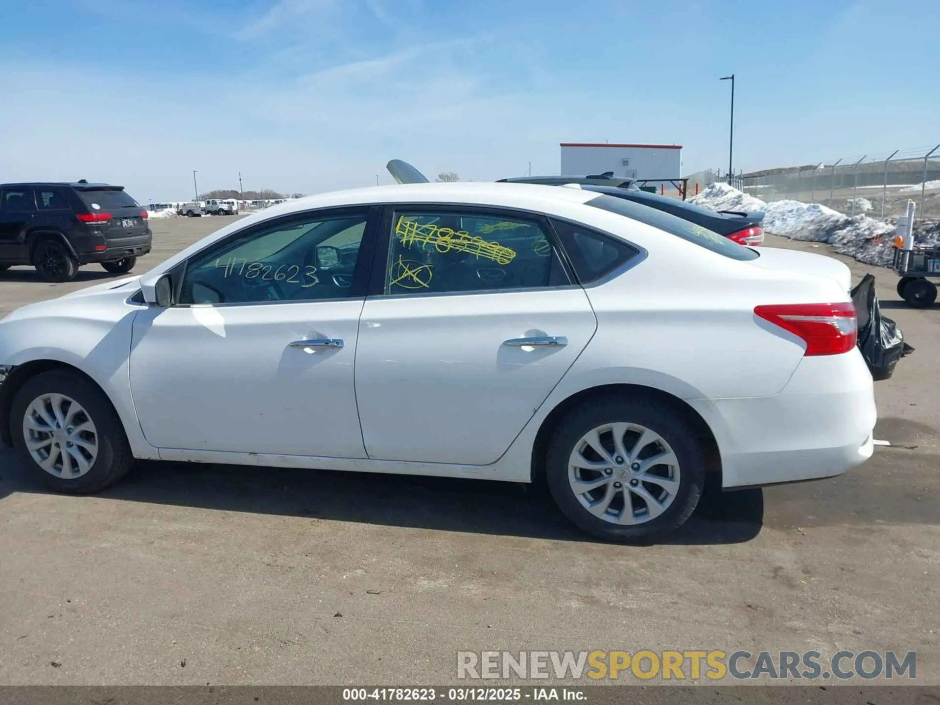15 fotografías del automóvil dañado 3N1AB7AP6KY350750 NISSAN SENTRA 2019