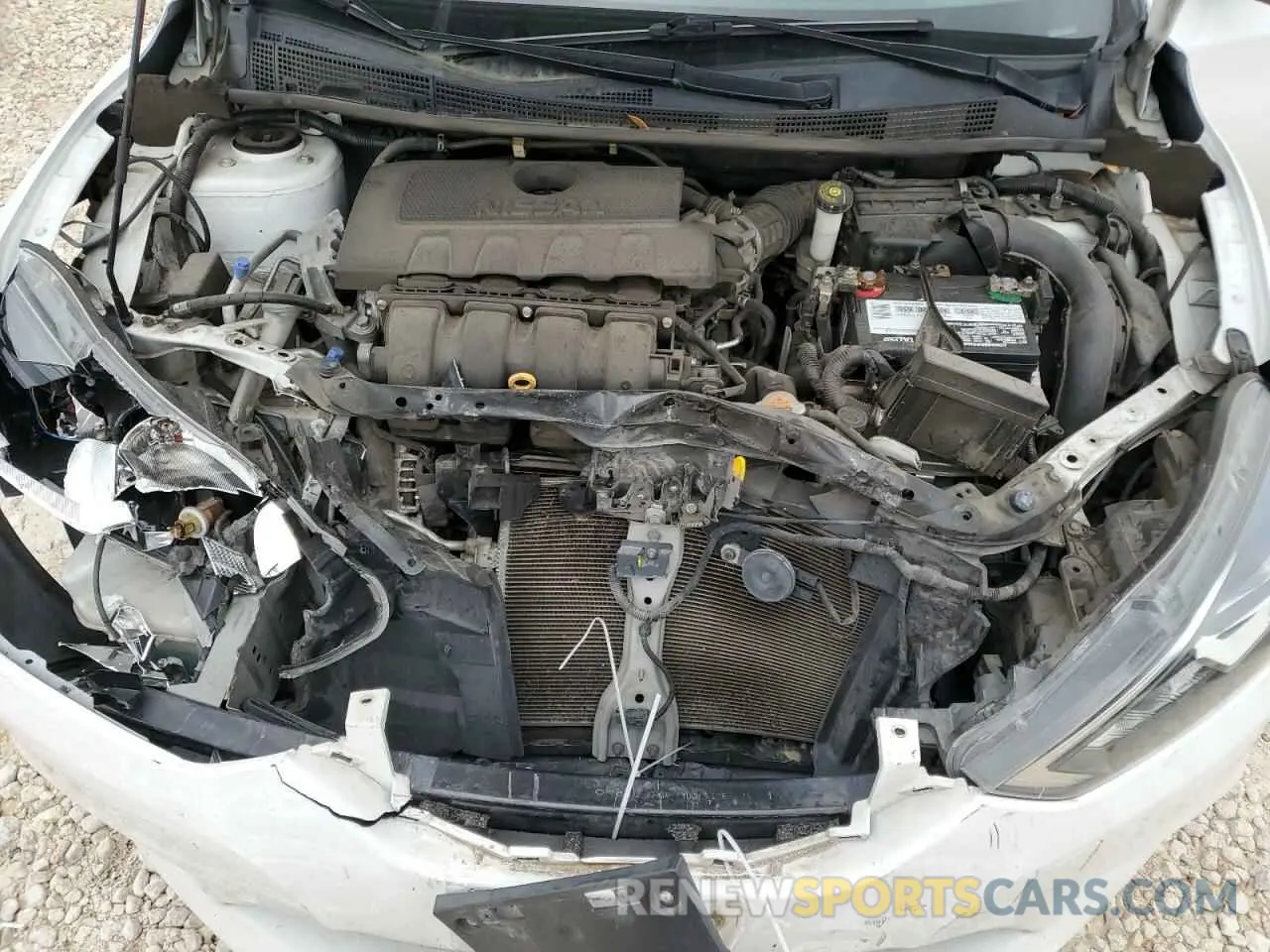 11 fotografías del automóvil dañado 3N1AB7AP6KY355236 NISSAN SENTRA 2019