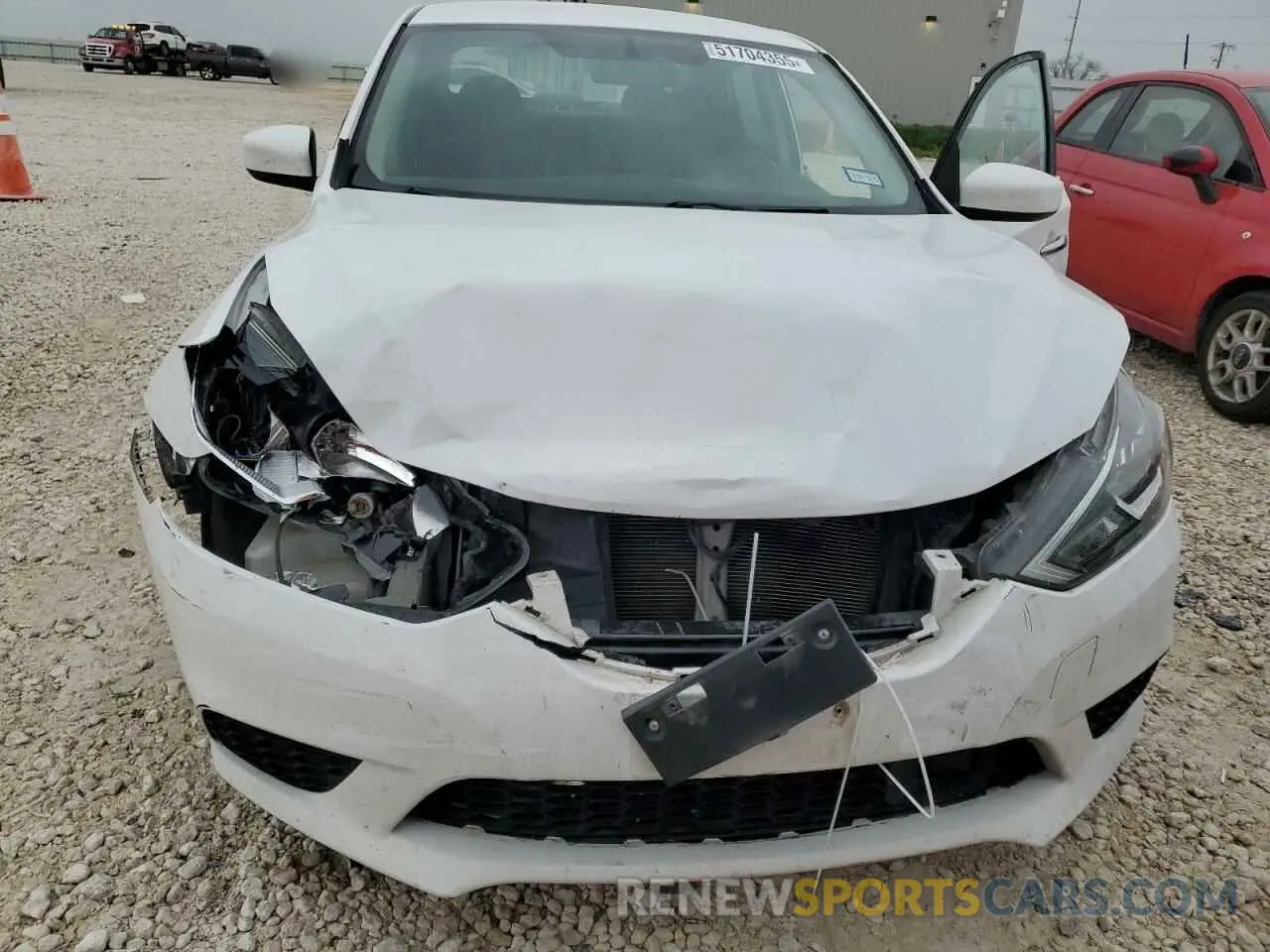 5 fotografías del automóvil dañado 3N1AB7AP6KY355236 NISSAN SENTRA 2019