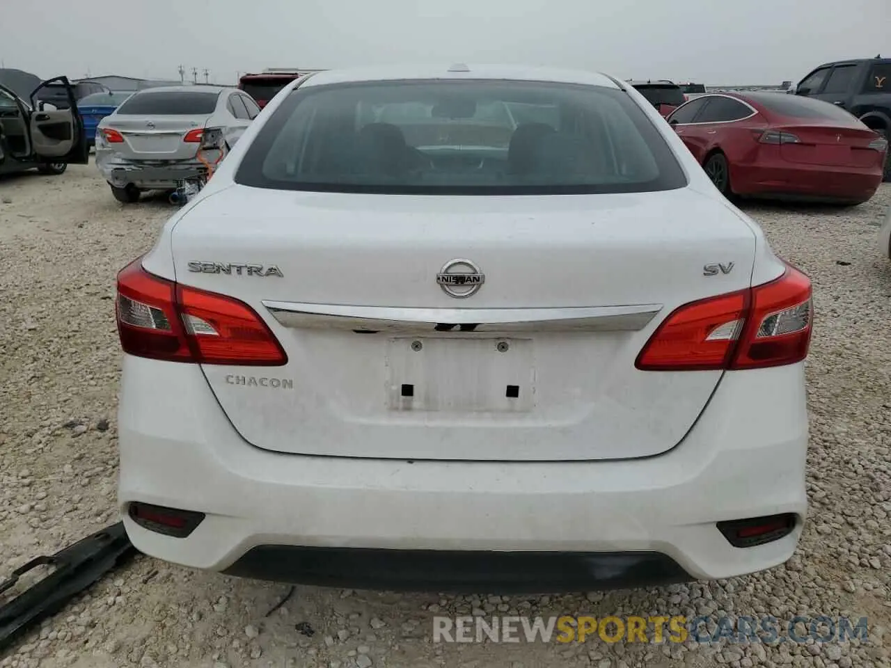 6 fotografías del automóvil dañado 3N1AB7AP6KY355236 NISSAN SENTRA 2019