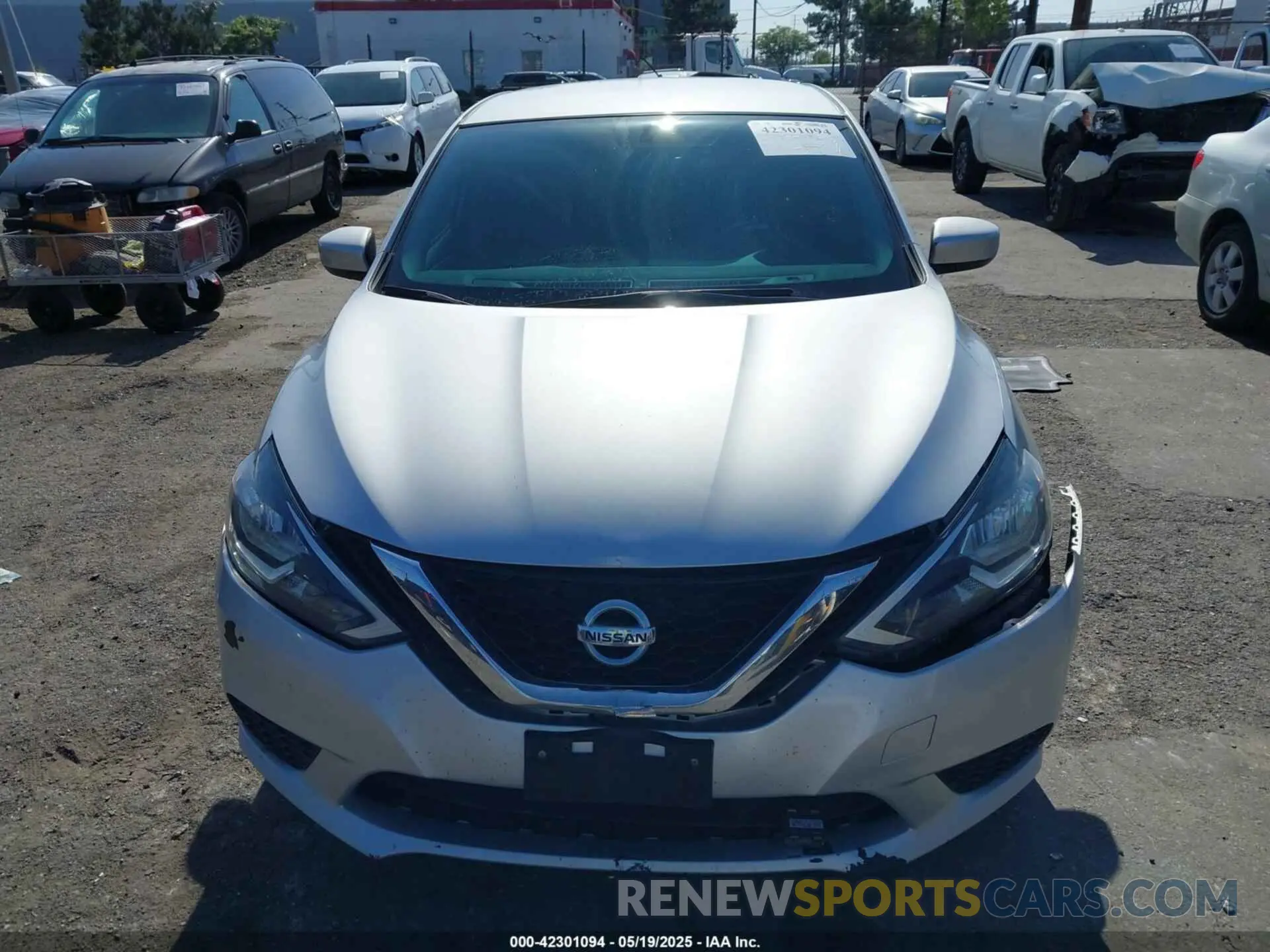 12 fotografías del automóvil dañado 3N1AB7AP6KY358590 NISSAN SENTRA 2019