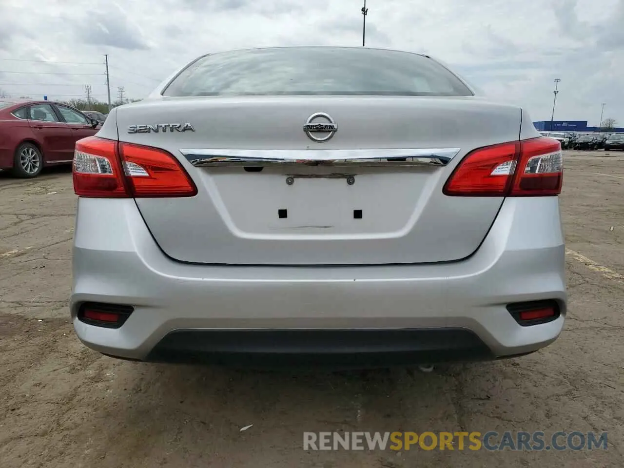 6 fotografías del automóvil dañado 3N1AB7AP6KY370187 NISSAN SENTRA 2019