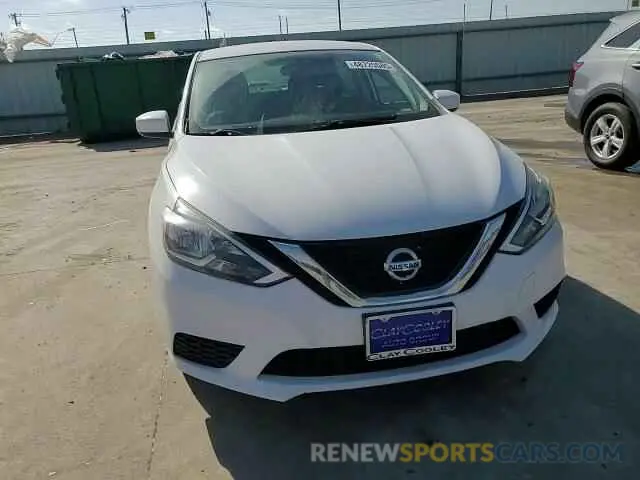 10 fotografías del automóvil dañado 3N1AB7AP6KY373123 NISSAN SENTRA 2019