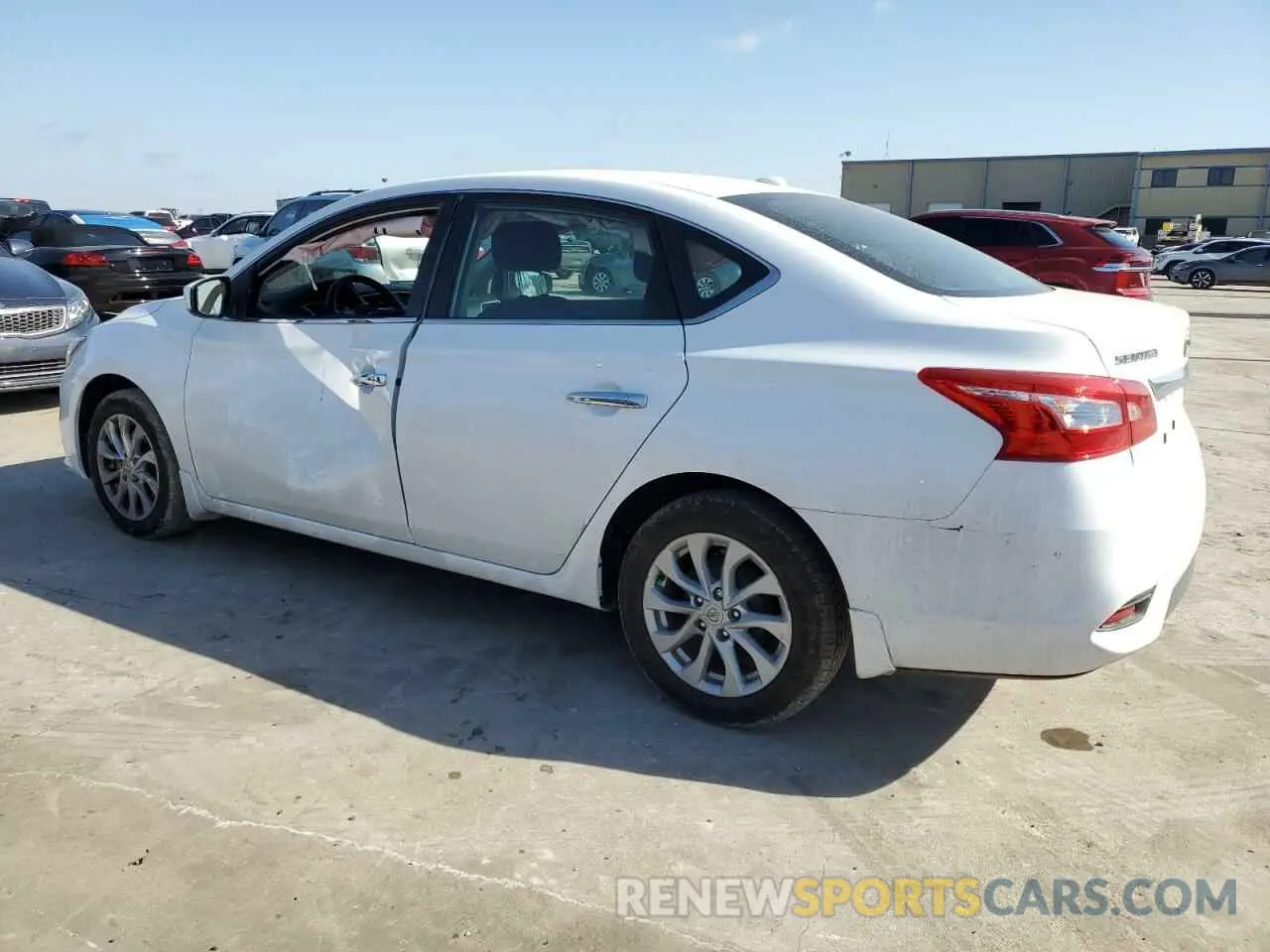 2 fotografías del automóvil dañado 3N1AB7AP6KY373123 NISSAN SENTRA 2019
