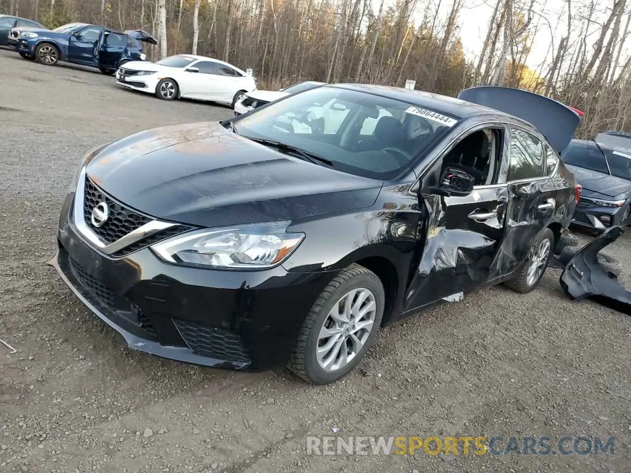 1 fotografías del automóvil dañado 3N1AB7AP6KY391458 NISSAN SENTRA 2019