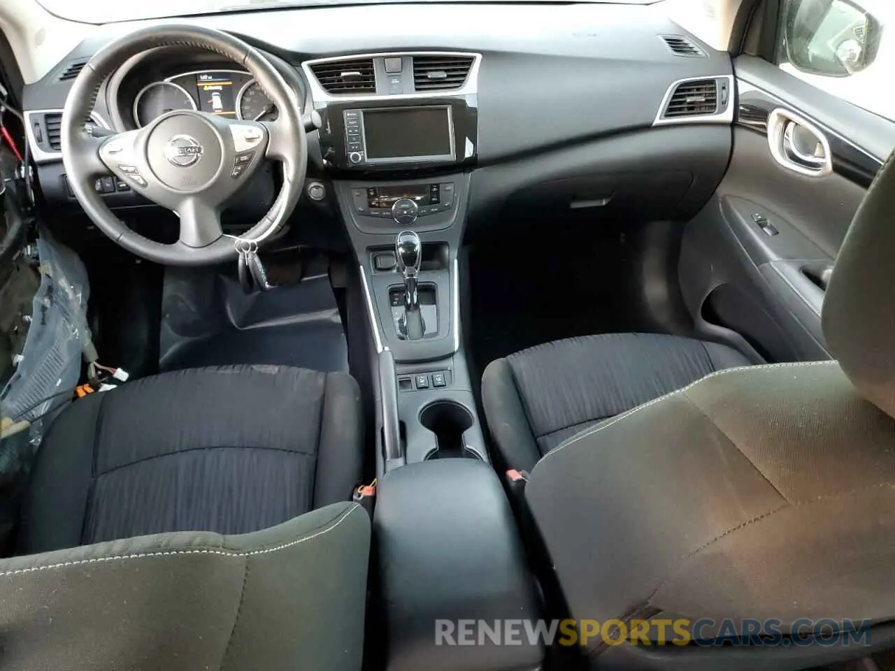 8 fotografías del automóvil dañado 3N1AB7AP6KY391458 NISSAN SENTRA 2019