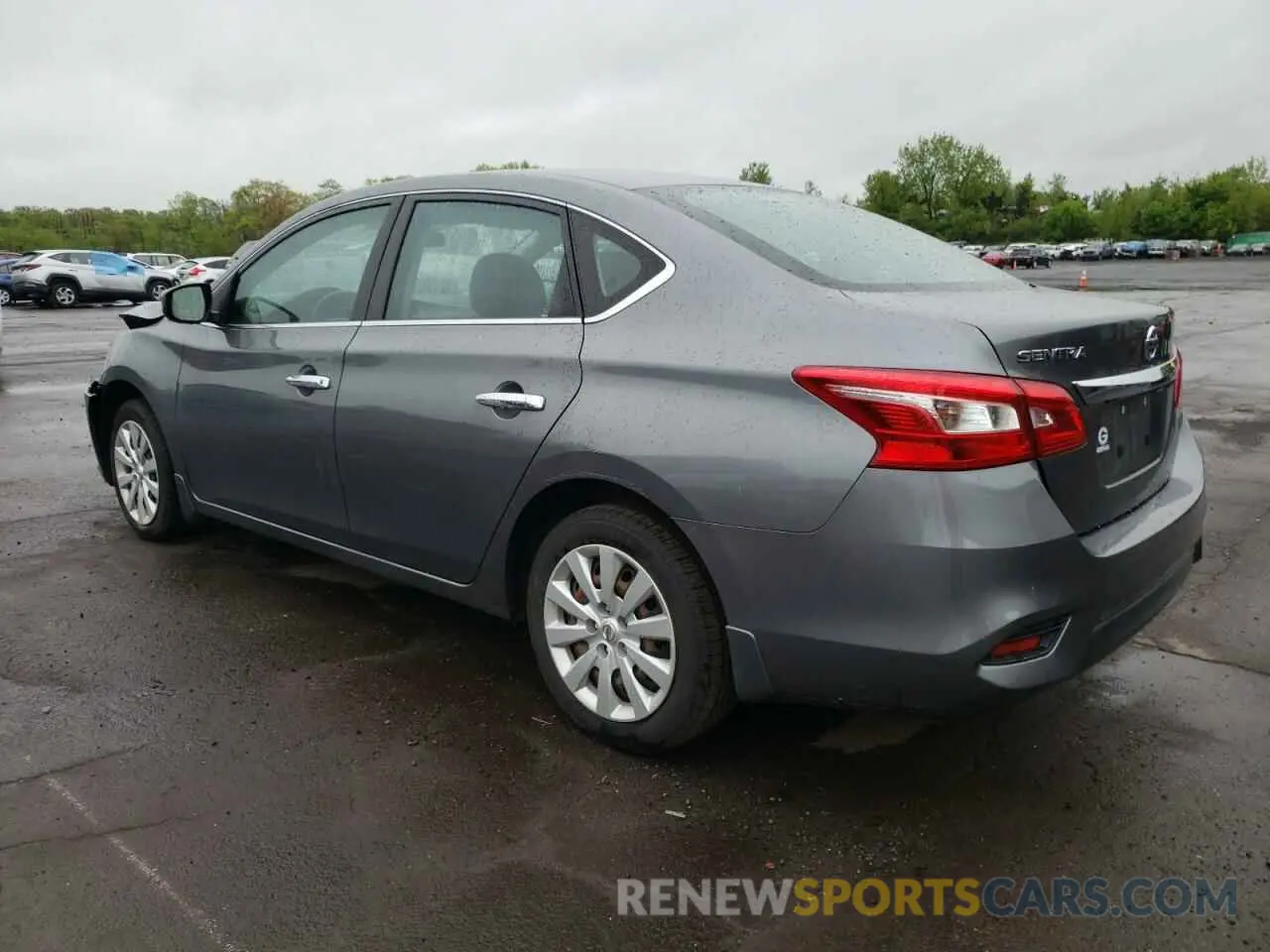 2 fotografías del automóvil dañado 3N1AB7AP6KY400398 NISSAN SENTRA 2019