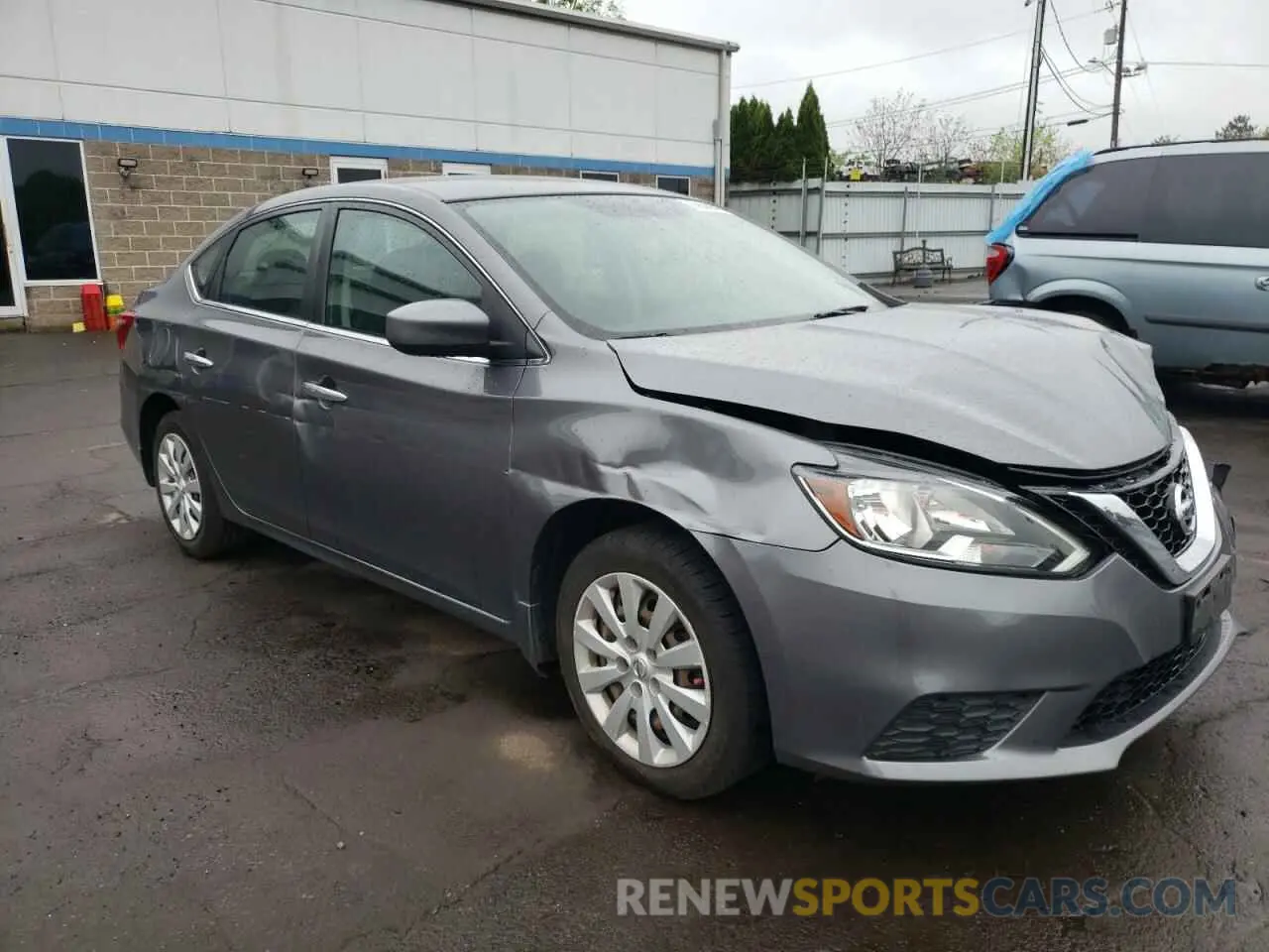 4 fotografías del automóvil dañado 3N1AB7AP6KY400398 NISSAN SENTRA 2019