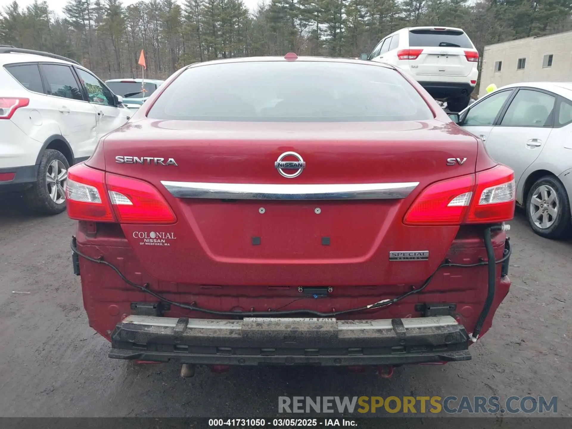 17 fotografías del automóvil dañado 3N1AB7AP6KY413913 NISSAN SENTRA 2019
