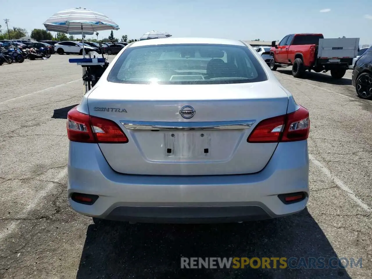 6 fotografías del automóvil dañado 3N1AB7AP6KY428010 NISSAN SENTRA 2019