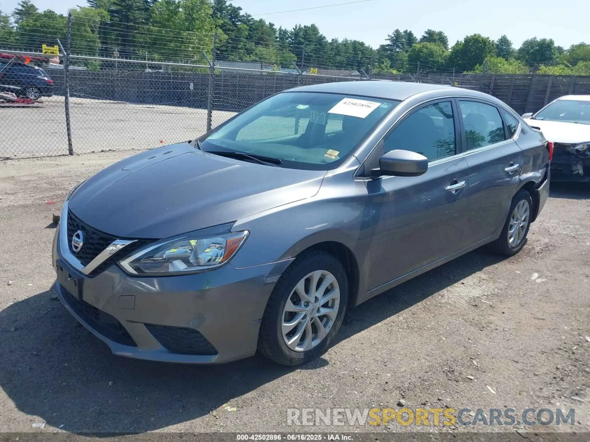 2 fotografías del automóvil dañado 3N1AB7AP6KY429433 NISSAN SENTRA 2019