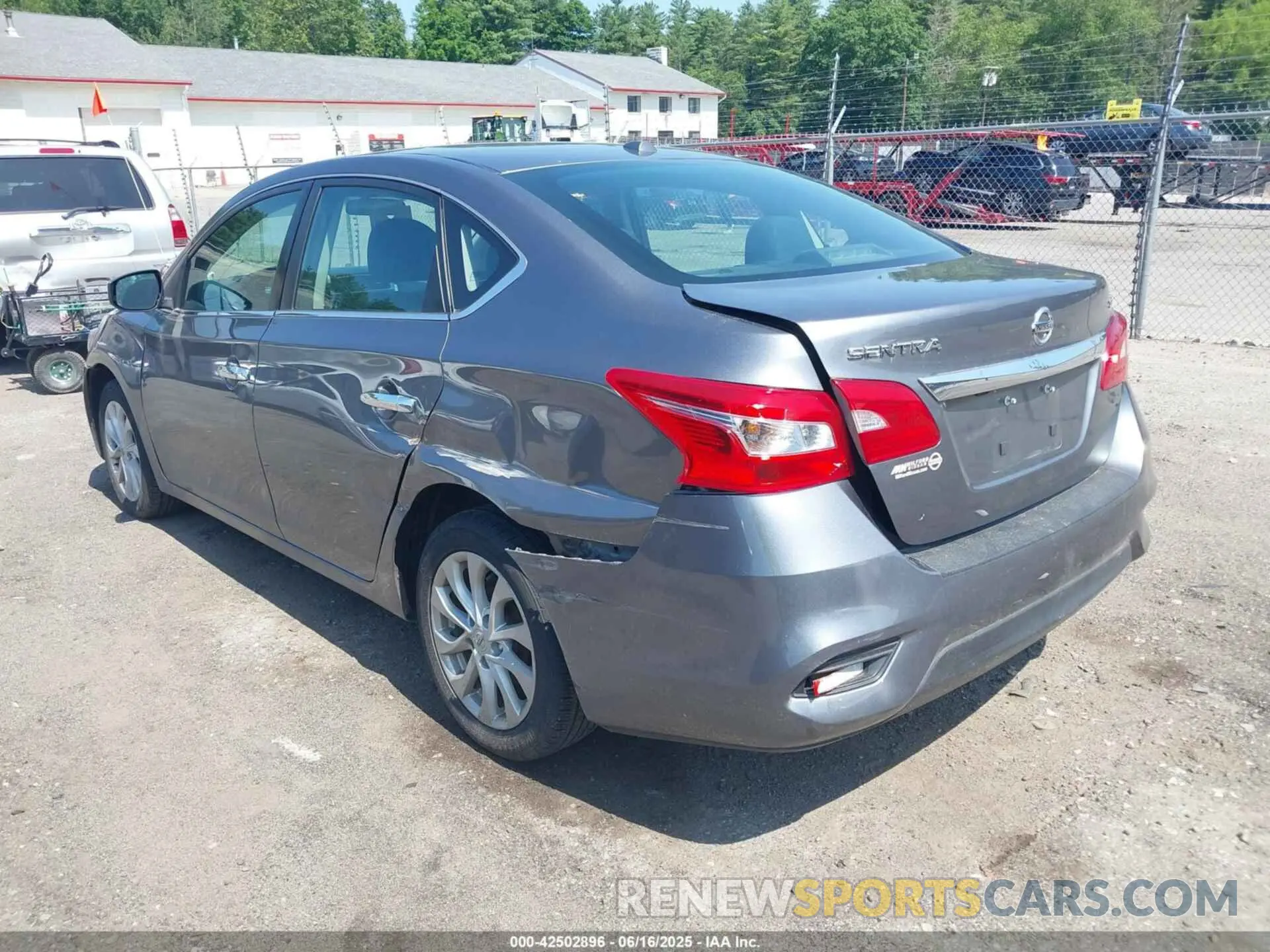 3 fotografías del automóvil dañado 3N1AB7AP6KY429433 NISSAN SENTRA 2019