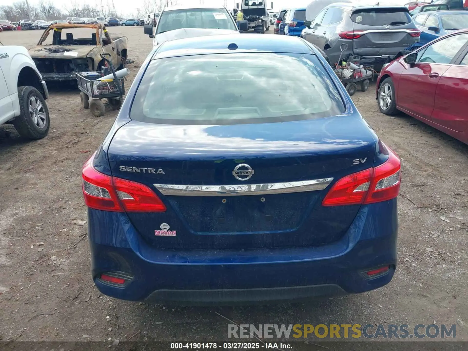 16 fotografías del automóvil dañado 3N1AB7AP6KY444742 NISSAN SENTRA 2019