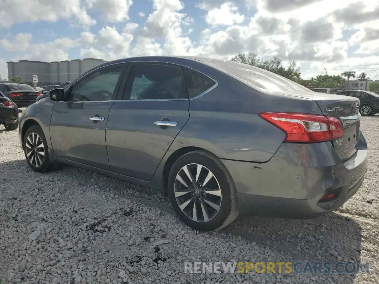 2 fotografías del automóvil dañado 3N1AB7AP6KY446653 NISSAN SENTRA 2019